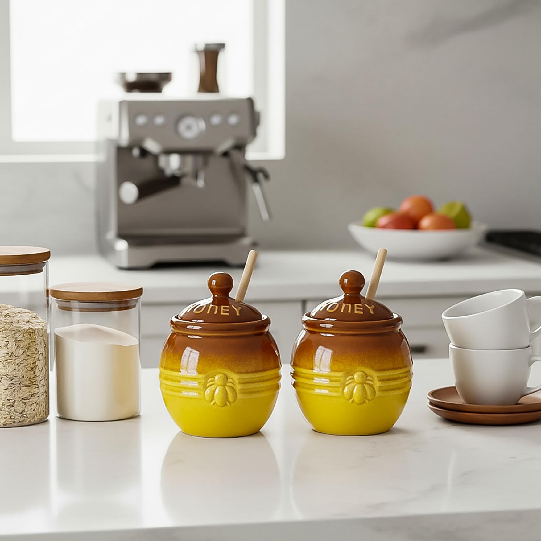 小物入れ honey-T Amazon.co.jp: Hiceeden セラミックハニーポット ウッドディッパーと蓋