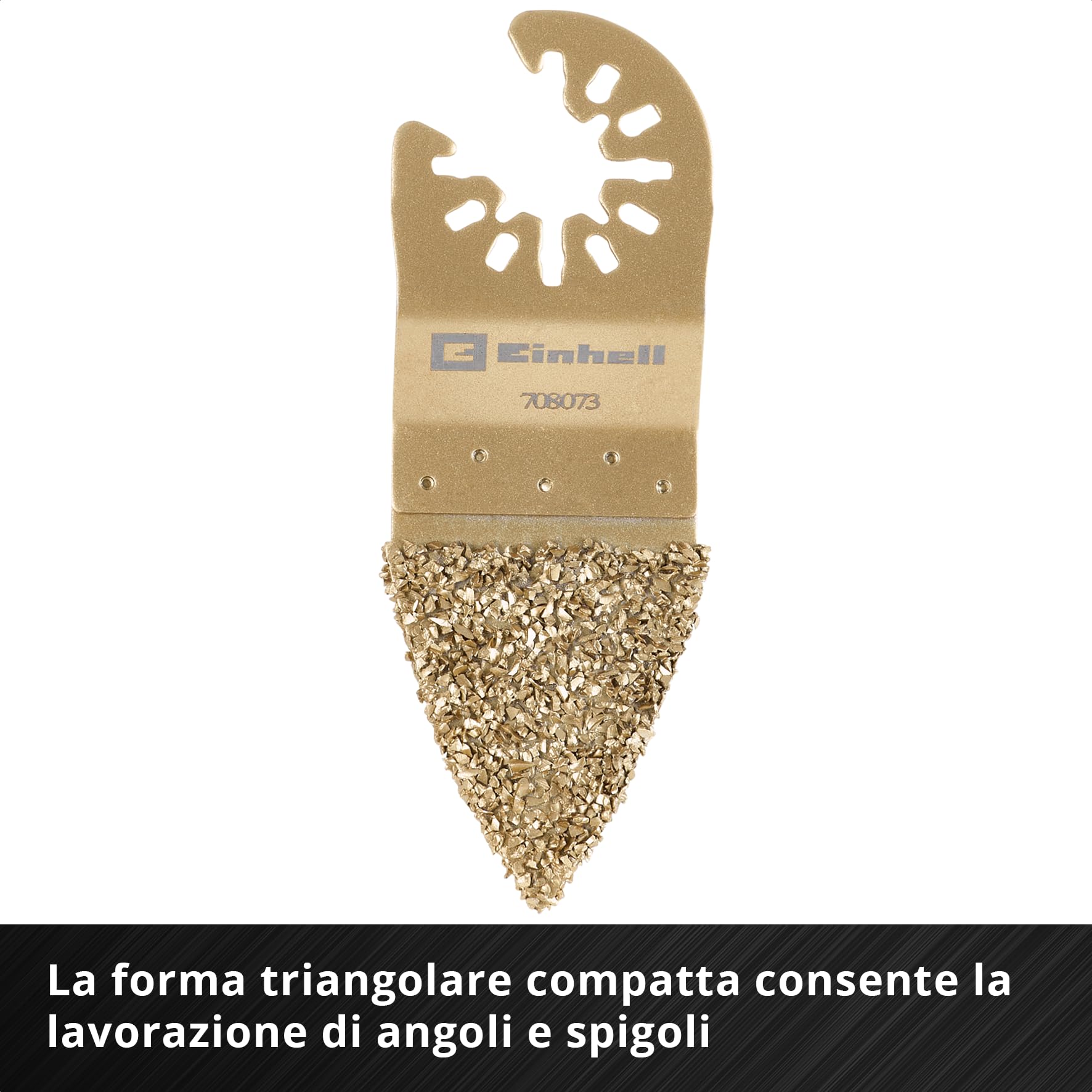 Originale Einhell raspa da dito in carburo 34 mm (forma compatta, rivestimento in carburo, funzione di cambio rapido con dorso aperto, adatta ai multiutensili)