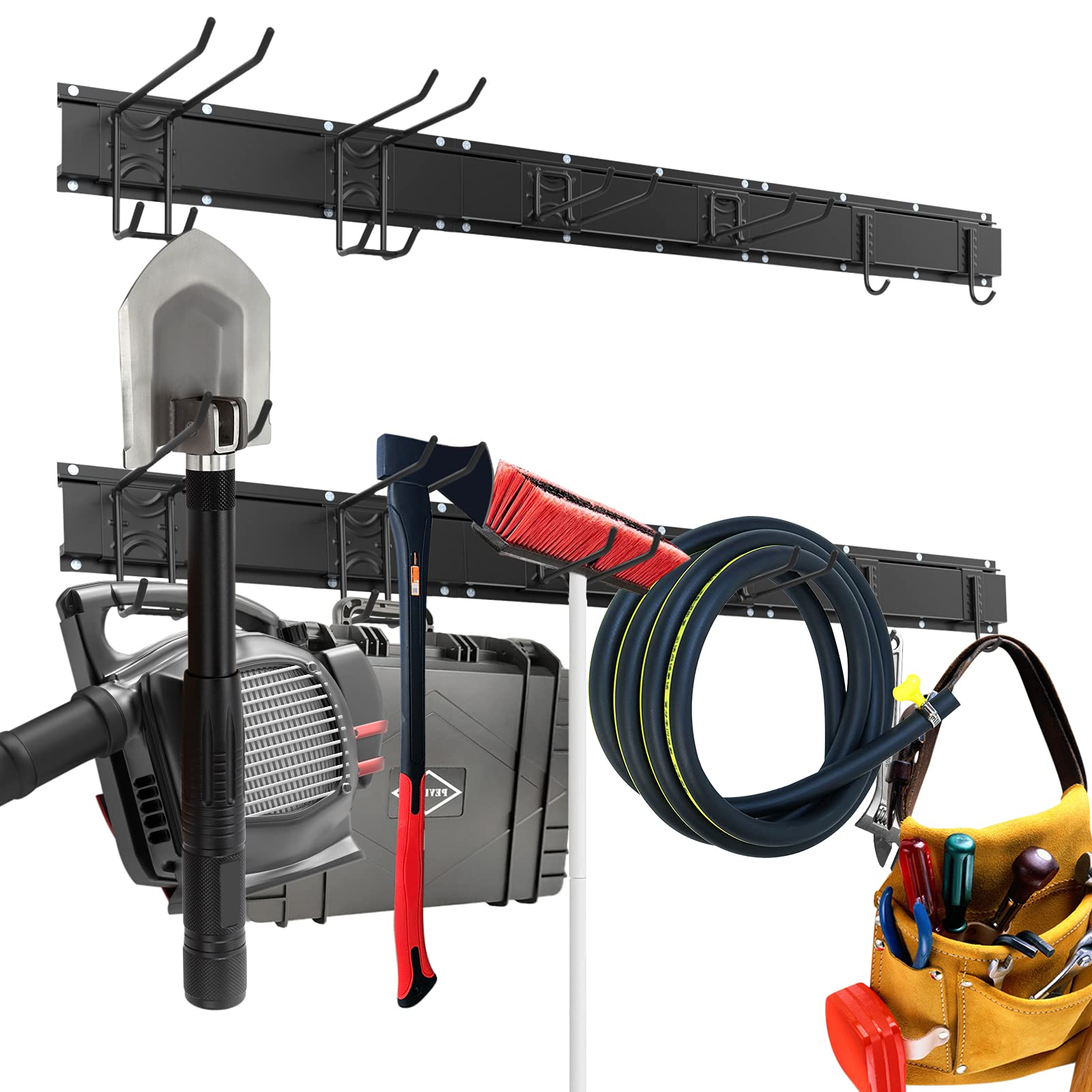 Buy Housolution Adjustable Garage Storage System 48 Inch, 3 Rail 6