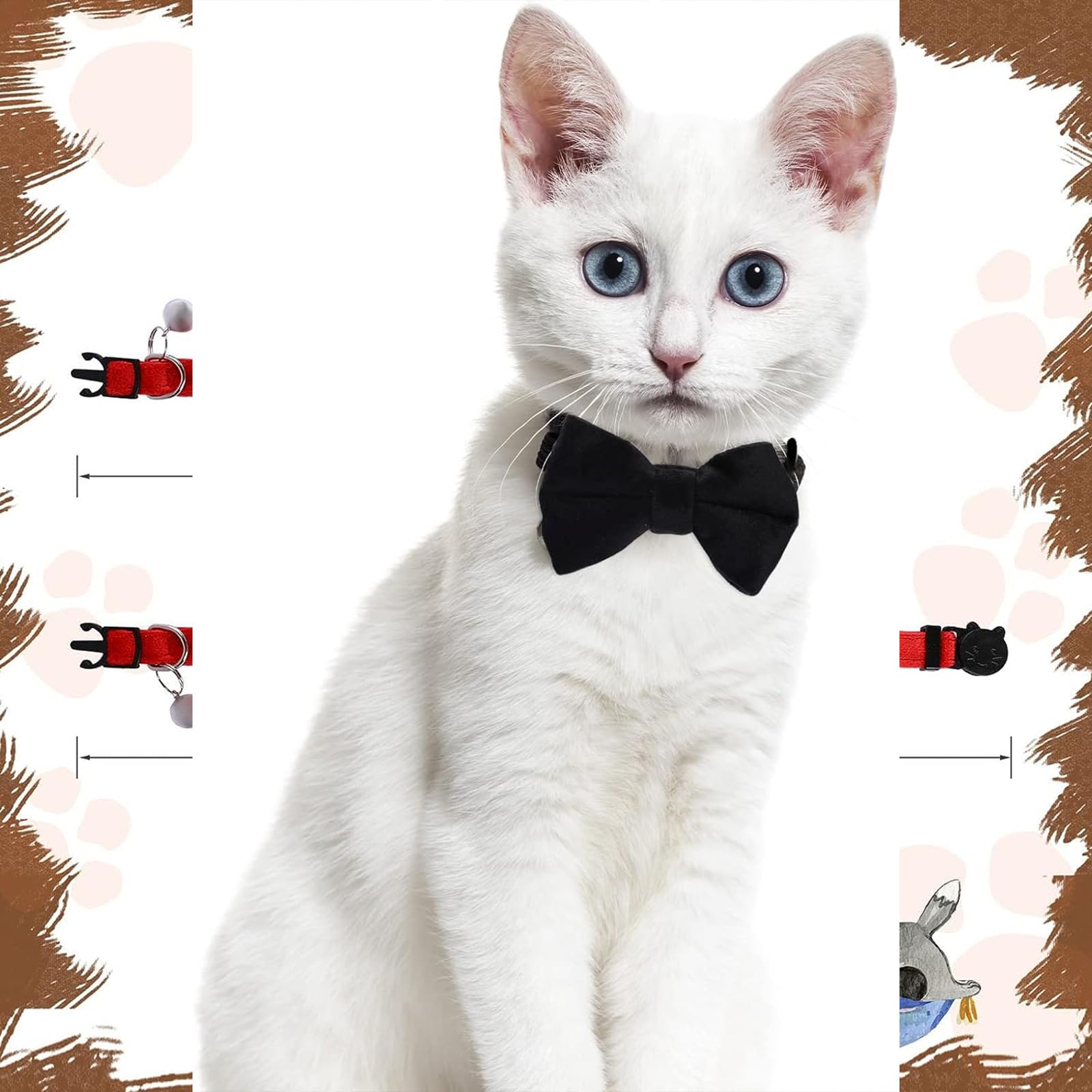 breakaway cat collar bow tie