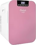 Cooluli 20L Mini Réfrigérateur pour chambre à coucher - Voiture, bureau & Salle de dortoir du Collège - Front en verre & Contrôle numérique de la température - 12v Petit réfrigérateur pour la nourriture, boissons, soins de la peau, beauté & Lait maternel (bleu)