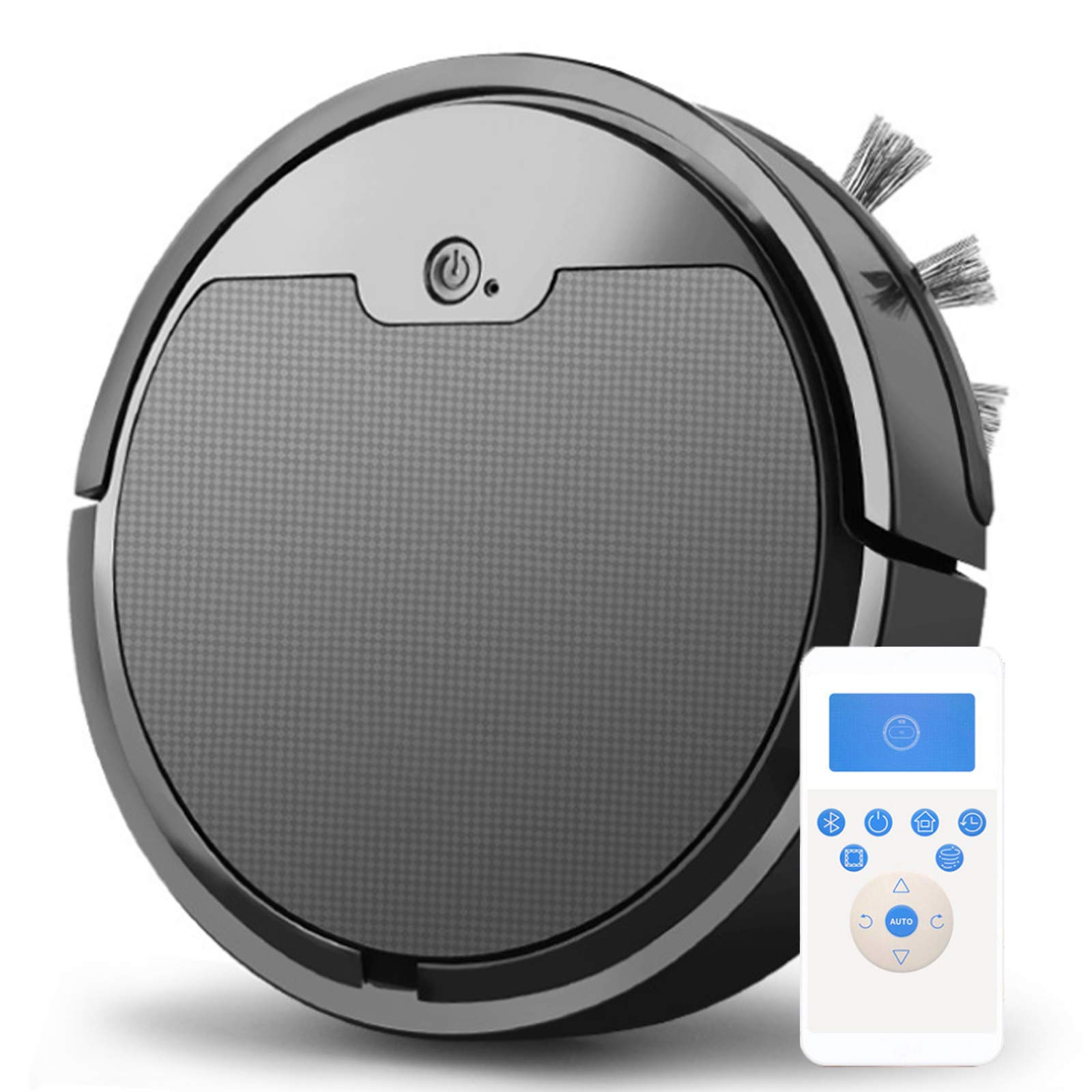 Robot Vacuum, Wi-Fi Connected Robot Vacuum and Mop, 1600Pa Strong, Suction, Super-Thin, USB Charging Robotic Vacuum Cleaner for Pet Hair, Carpets, Hard Floors