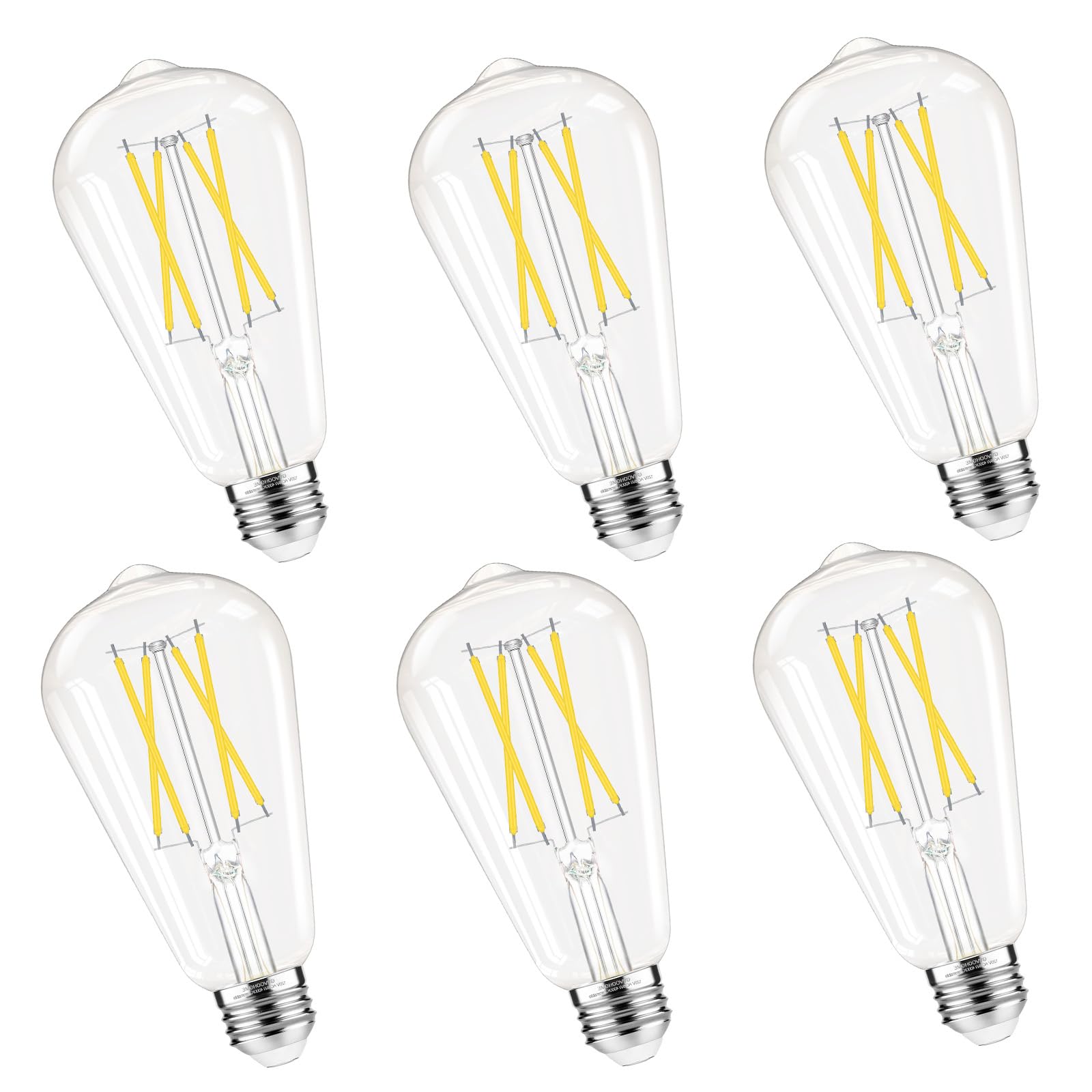 GvvooHome Dimmable Edison Bulbs