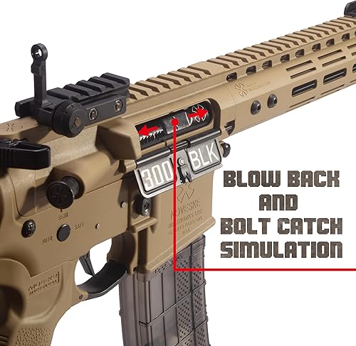 Miniatura 5 de EMERBU Pro-Grade Gel Splatter Ball Blaster N4 Upgraded by EMERBU - Metal and Nylon Body - 11.1V High Power - Metal Gearset - High Speed Motor - for