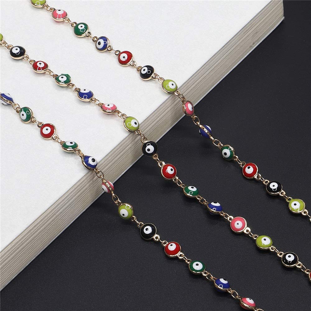 Sonnenbrillen-Kette, Brillenband, Damen Kette Brille Frauen Brillengestell Halskette Mit