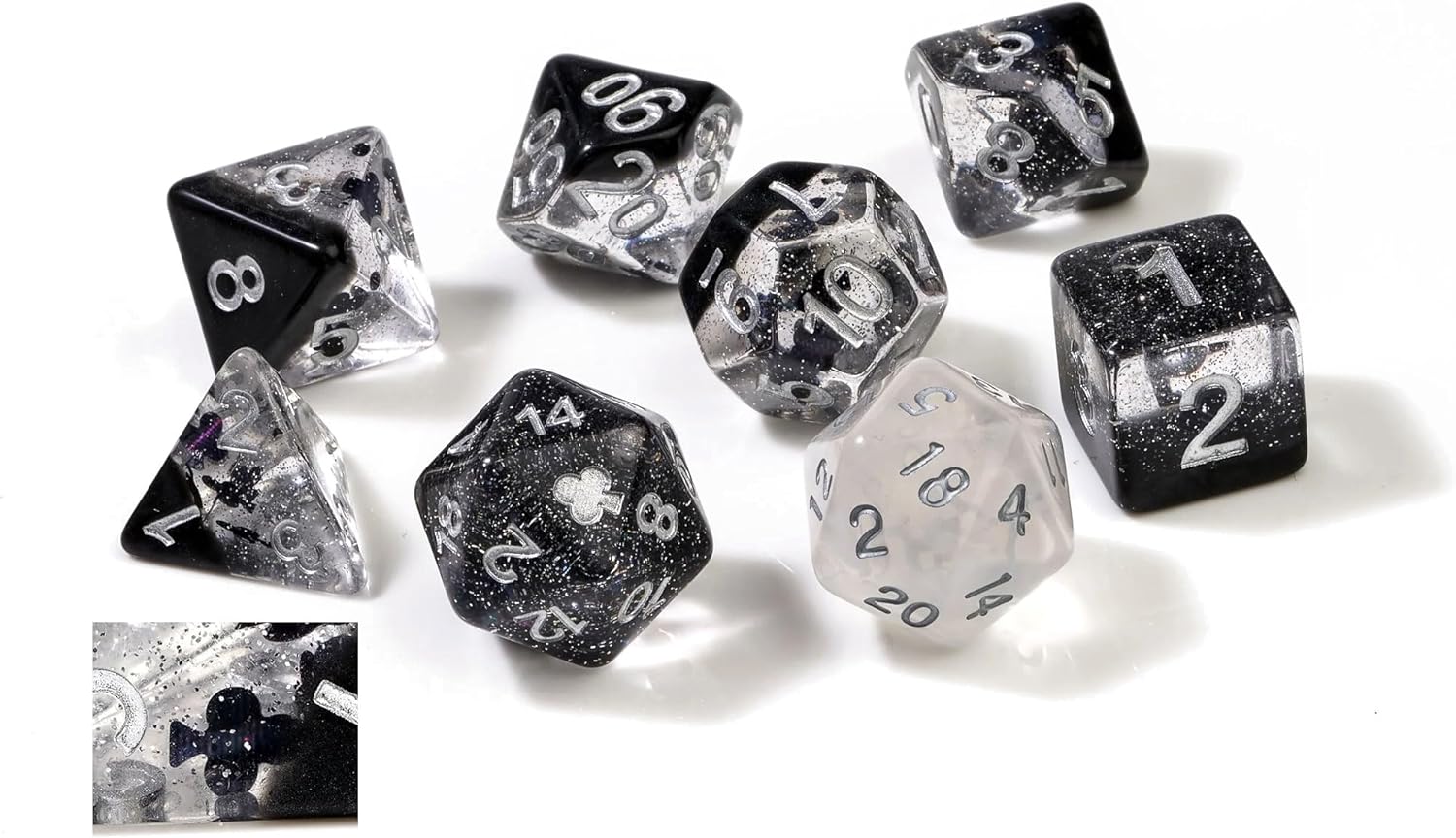 RPG Dice Set (7): Clubs