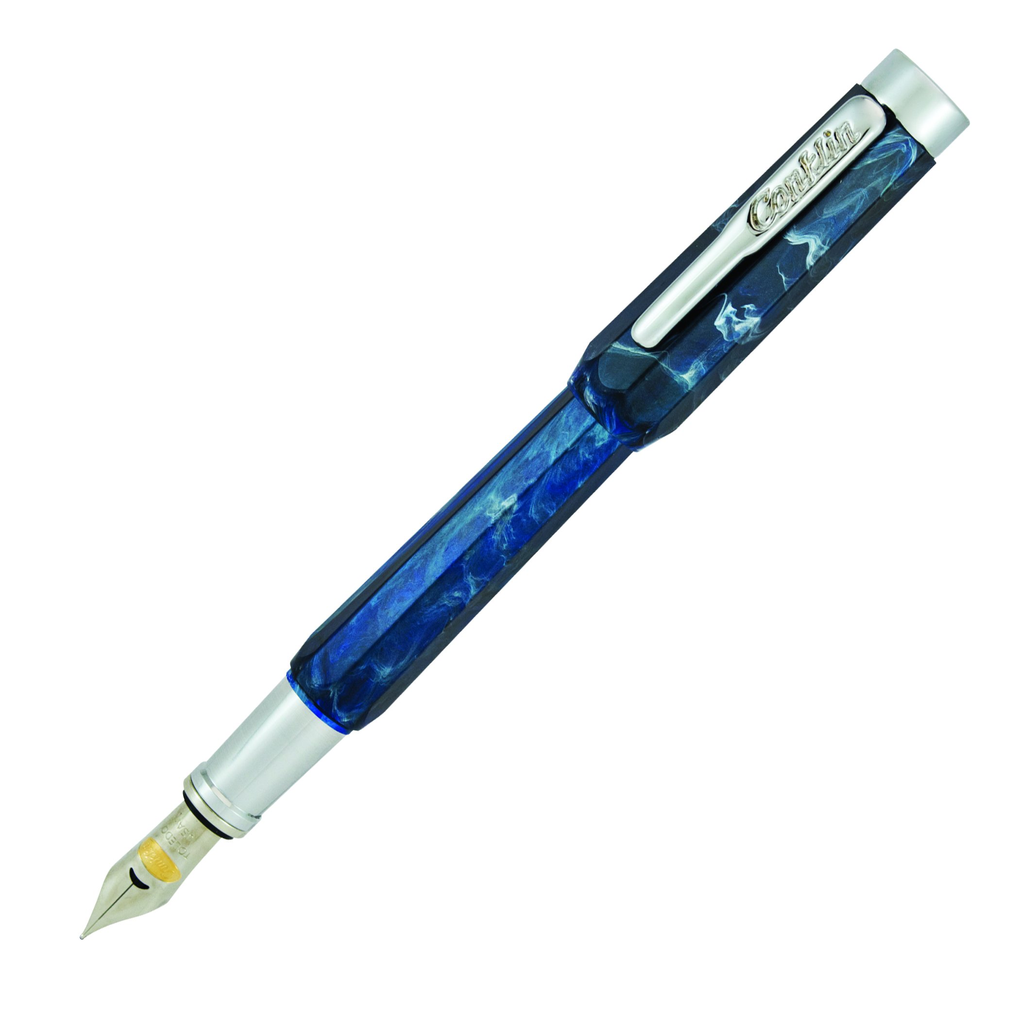 Conklin Nozac Piston Ohio Blue Dolma Kalem EF Uç