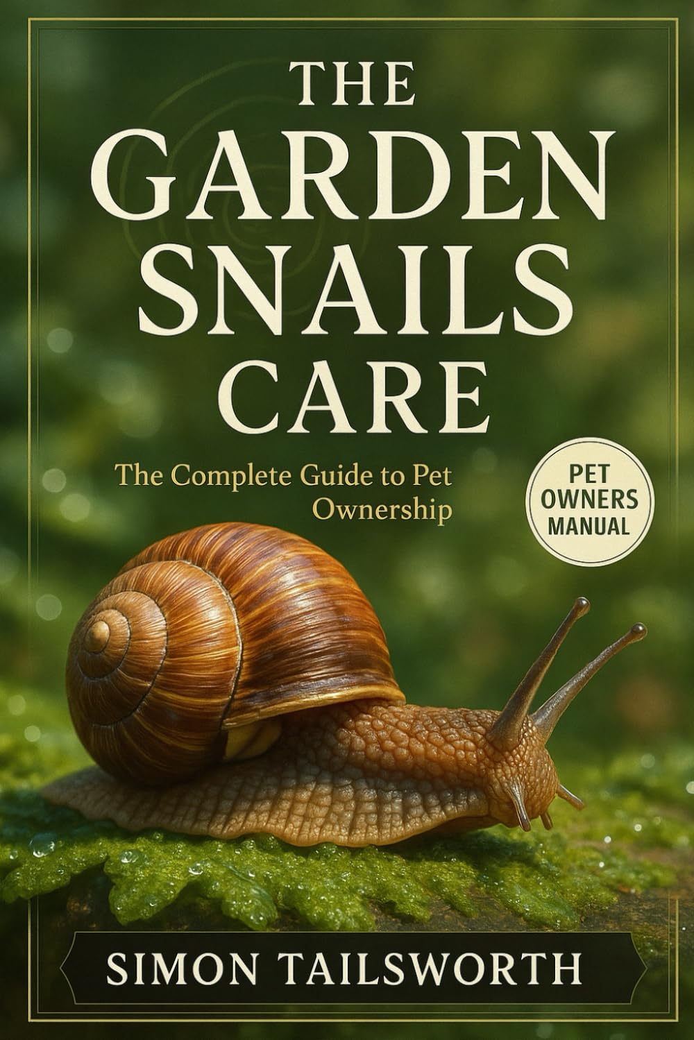 THE GARDEN SNAILS CARE: The complete guide to pet ownership
