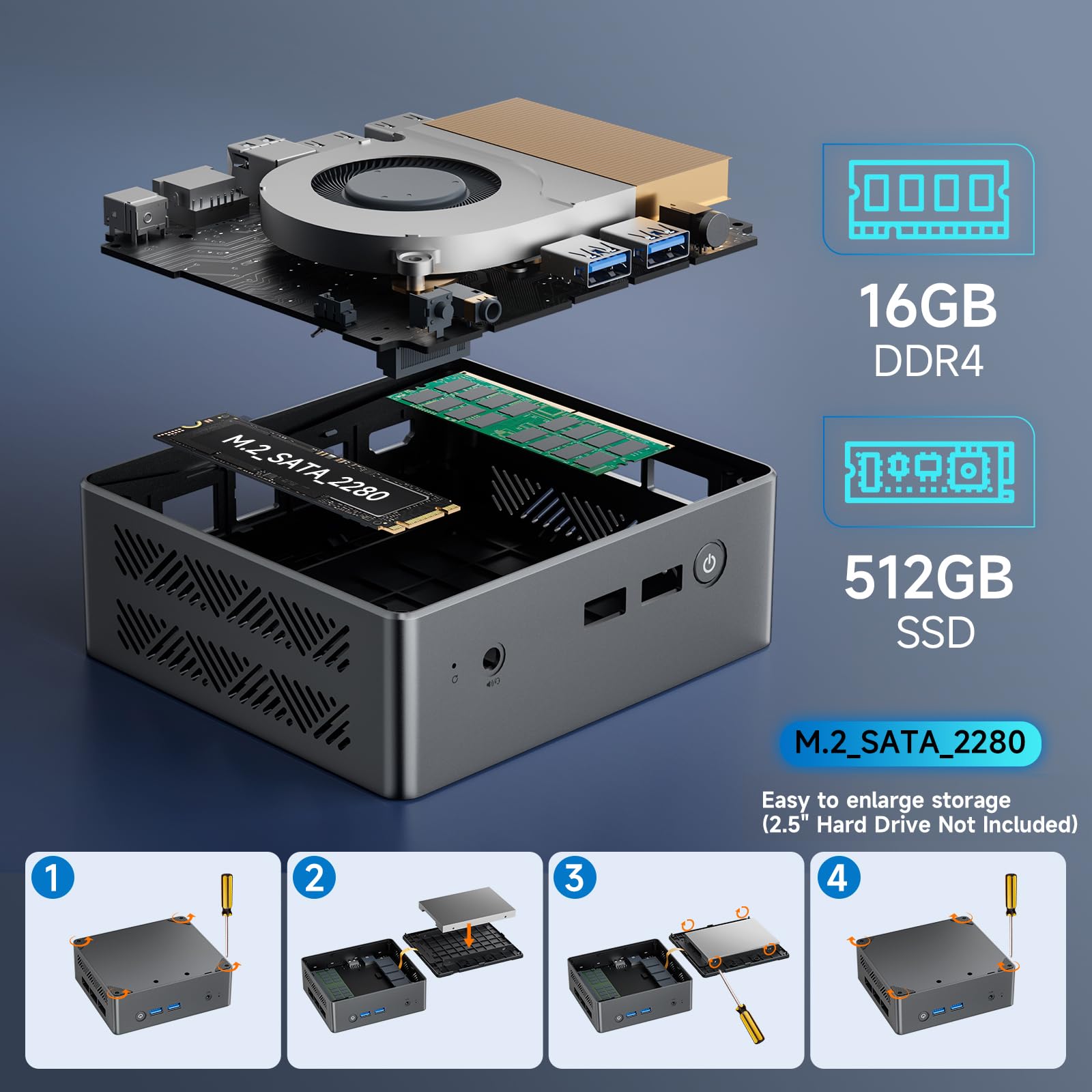 BMAX B4PRO ミニPC N97 Amazon.com: Bmax B4 Pro Mini PC, 12th Gen Intel N97 (up to 3.60GHz