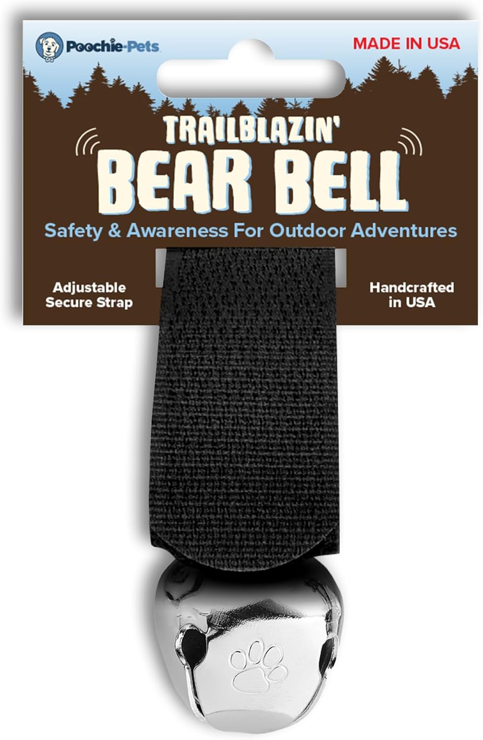 Bear Alert Bell for Hiking, Camping & Outdoor Safety – USA Made