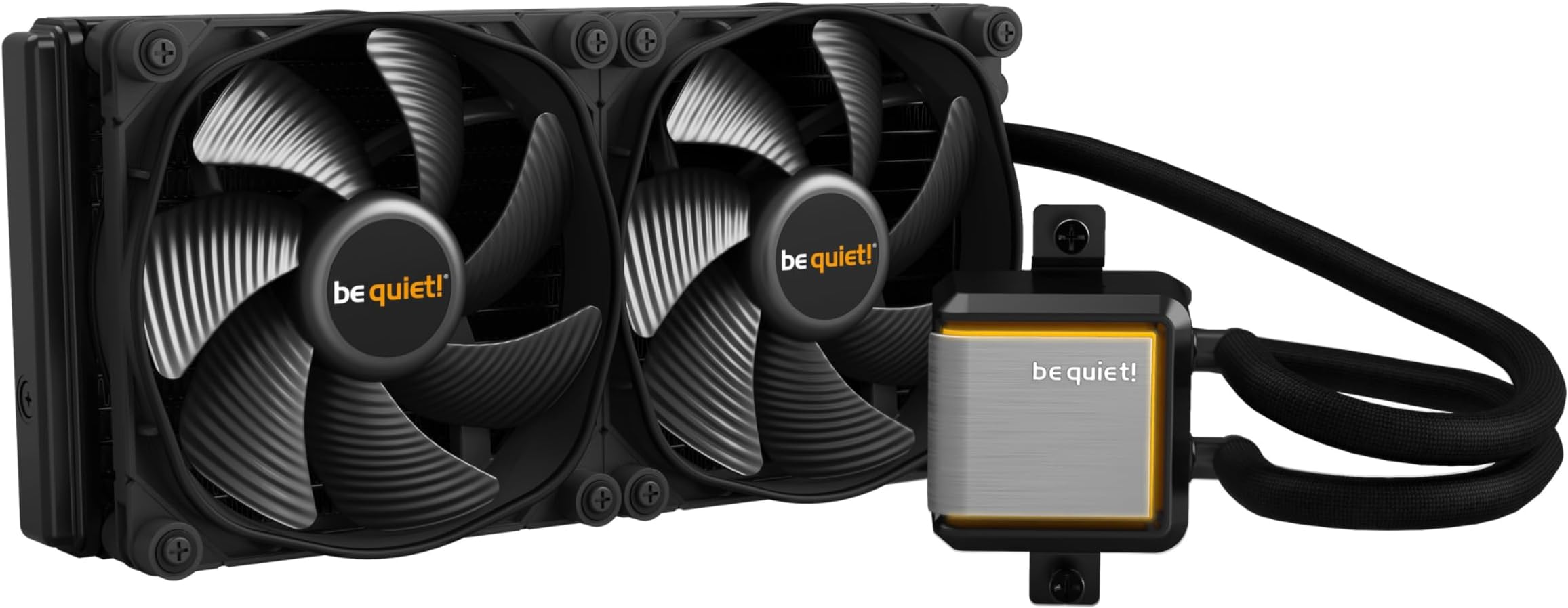Silent Loop 2 280mm CPU liquid cooler for overclocked systems, 2x Silent Wings 3 PWM high-speed fans, dampened and adjustable pump, 6-pole motor, 3-chamber pump, ARGB LEDs