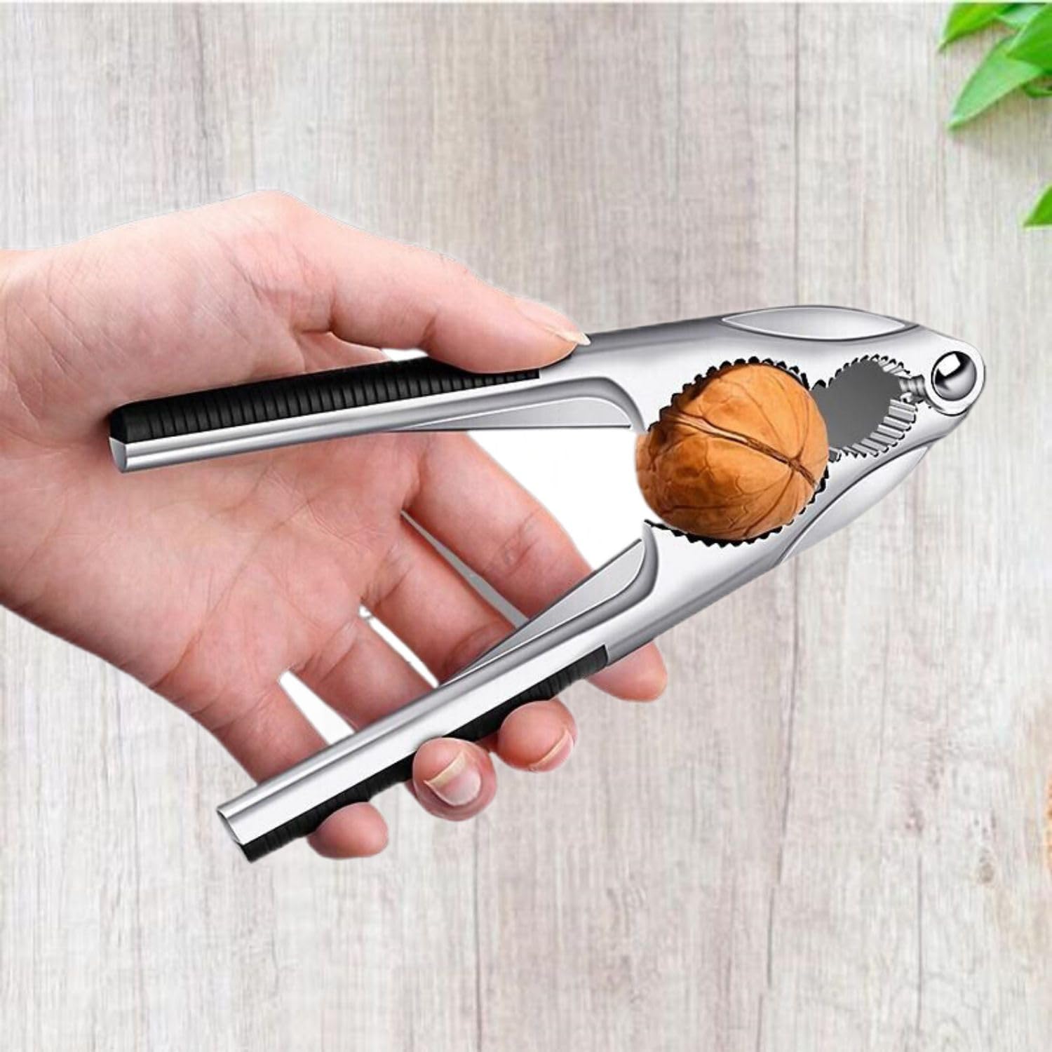 德国山核桃夹 Nut Crackers Nutcracker for Walnuts, Nut Cracker Kitchen Tool 子家用剥榛子坚果夏威夷果开壳神器多功能杏核钳子神器 Household Cleaning，Kitchen Storage Essentials