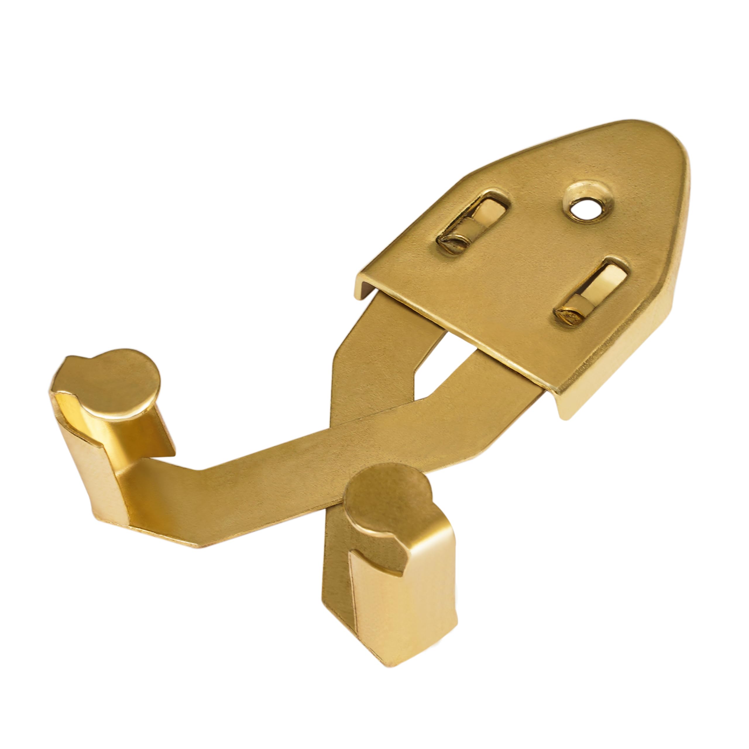 Mythrojan Metal Single Sword Wall Mount Vertical Sword Mount Display Wall Hanger Adjustable Multifunctional Mount Wall Decor Rack for Axe, Knives (Brass Plated Steel)