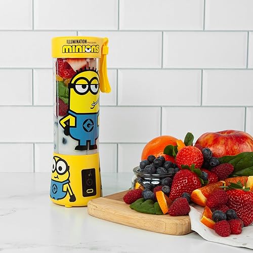 Miniatura 4 de Uncanny Brands Licuadora portátil recargable por USB Minions