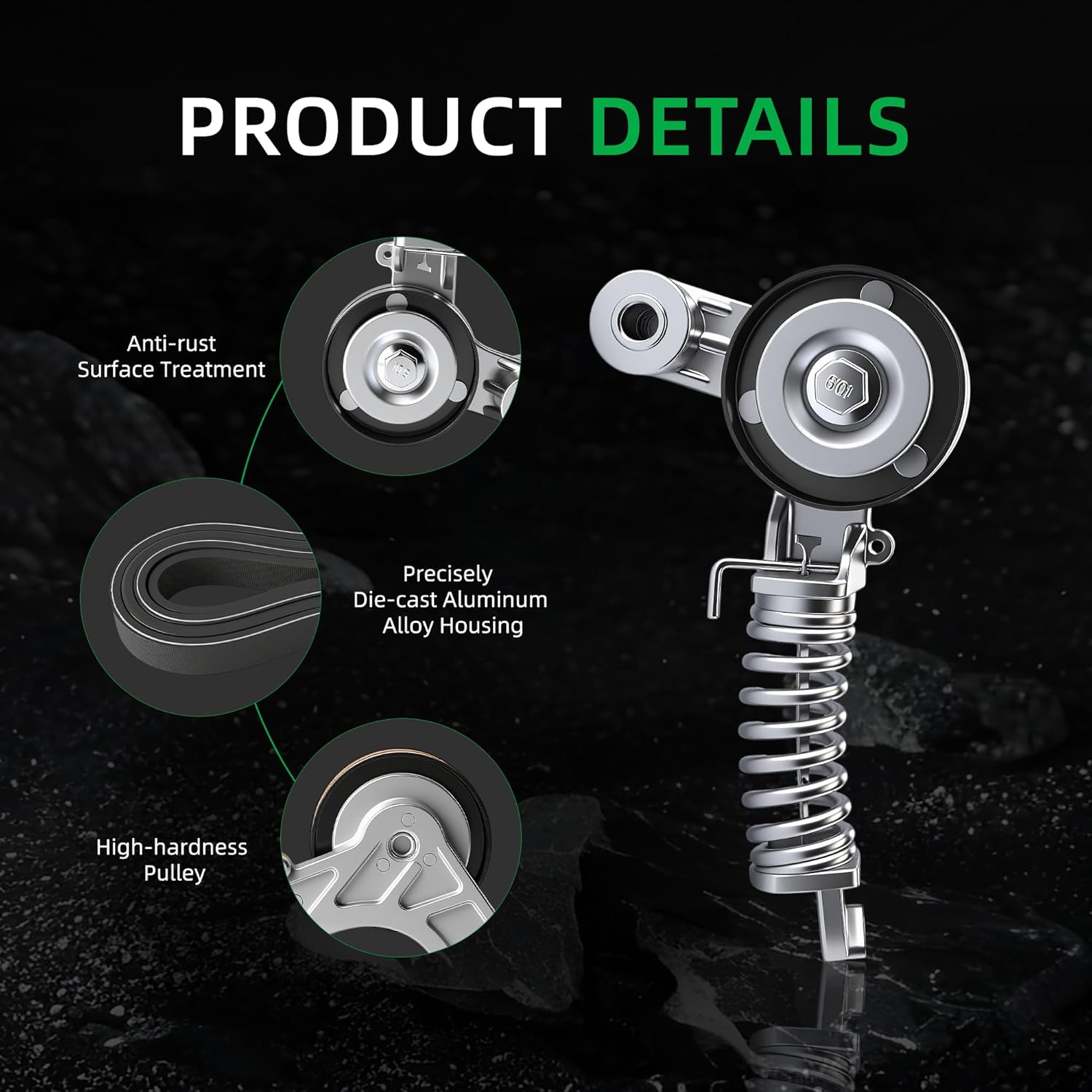 Engine Serpentine Belt Drive Kit with Bolt Fit for Chevrolet Cruze 2012-2015, Fit for Cruze Limited 2016 - DOHC L4 1.4L, Serpentine Belt Drive Component Kit OE 38344 49804 25195388