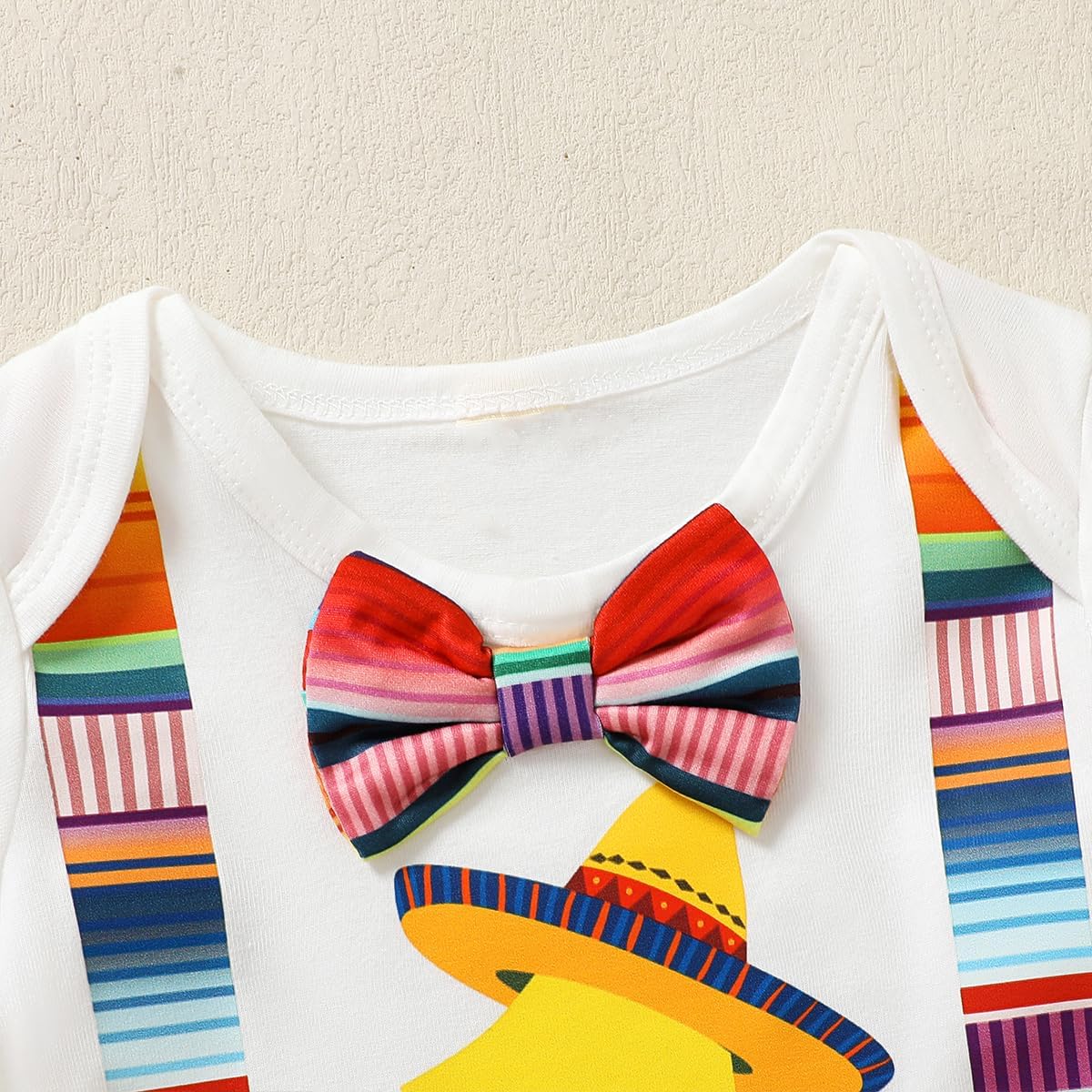 Mexico Themed Boy's 1st Birthday Outfit - One Year Old Infant Shorts Set - Image 4