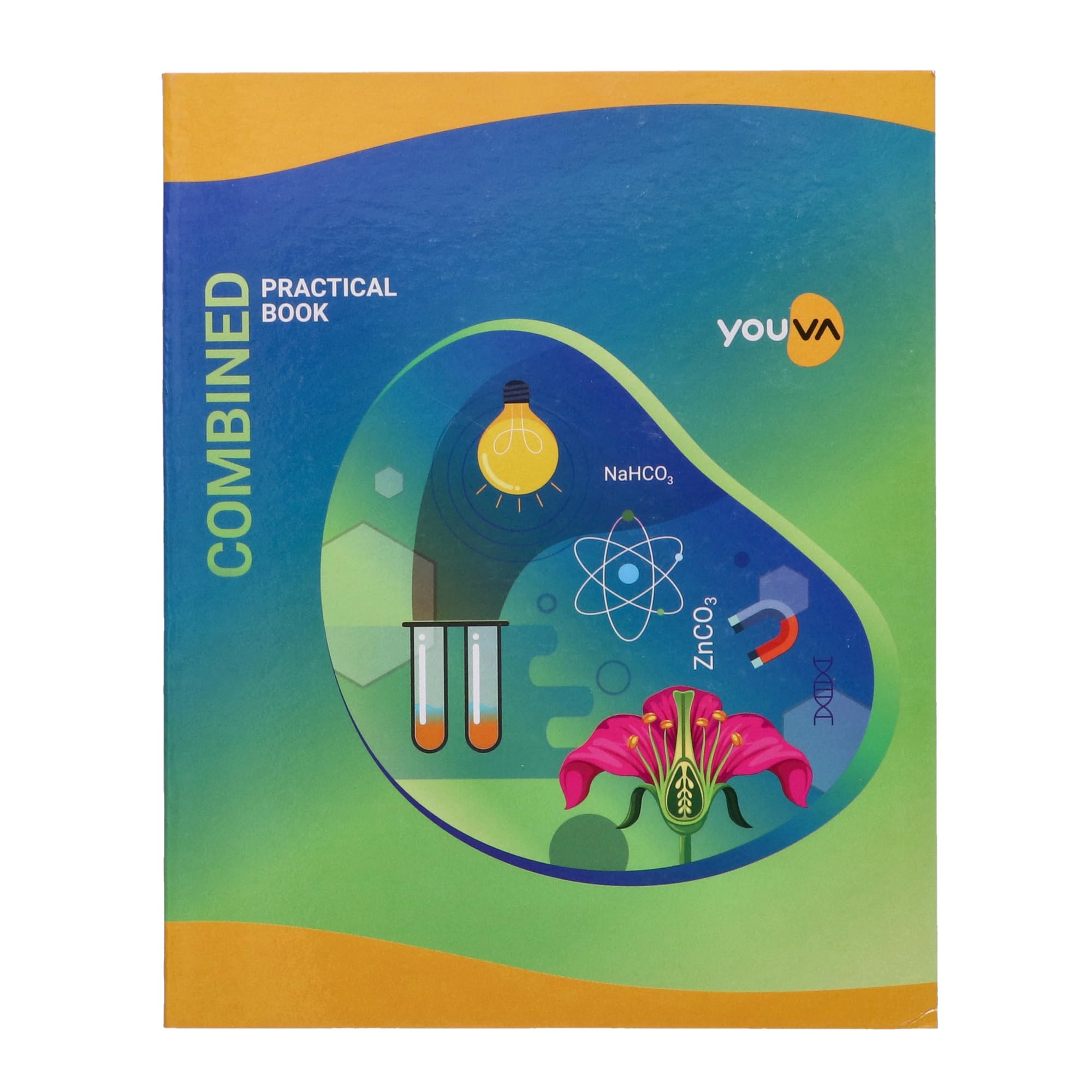 Navneet Youva YOUVA Hard Bound | Combined Practical Book (Physics, Biology & Chemistry) | 21.5X26.5 Cm | 1 Ruled / 1 Plain | 172 Pages | Pack Of 1