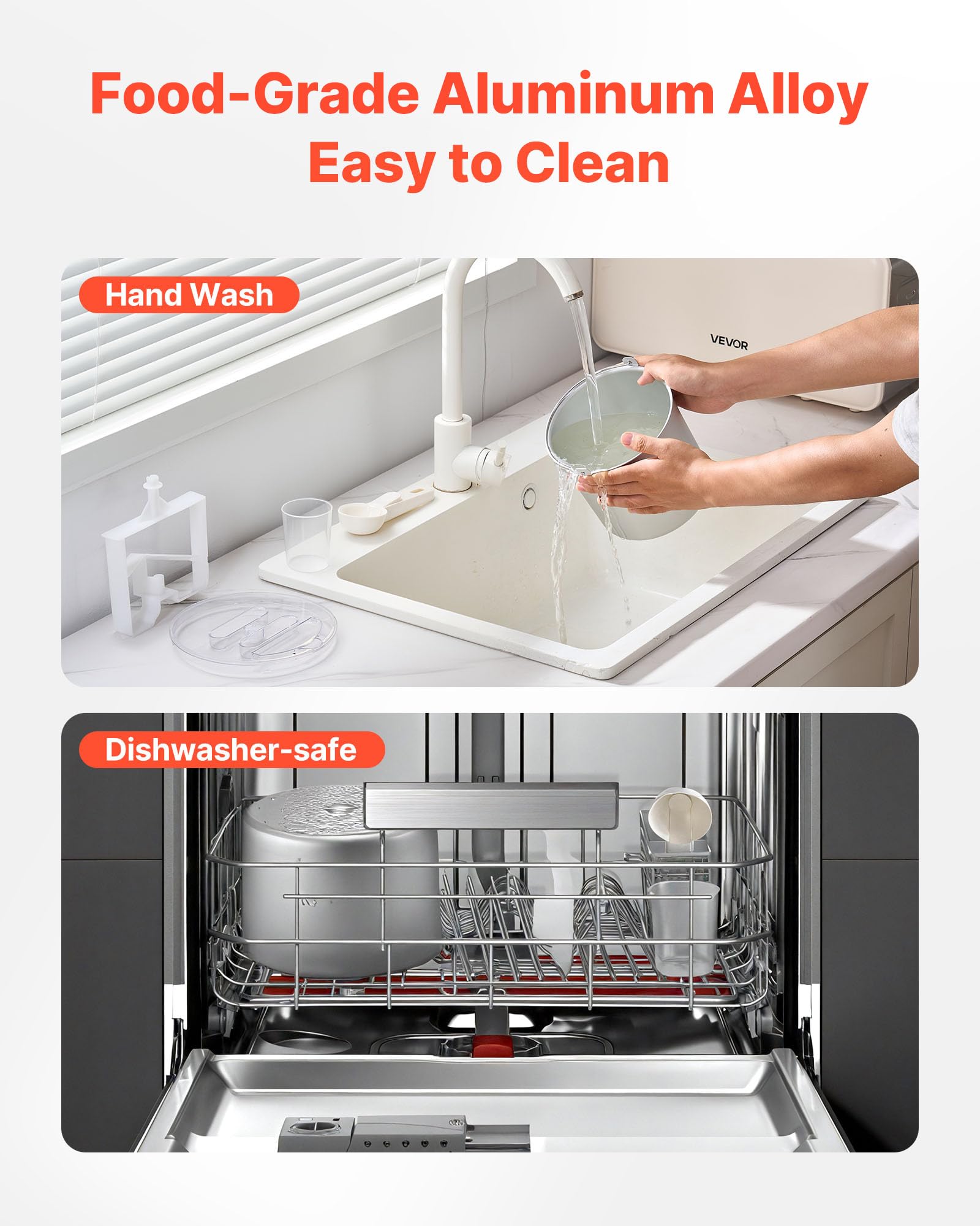 VEVOR Gelatiera Automatica con Compressore Integrato, Macchina per Gelato Senza Precongelamento 2 L Sorbettiera Elettrica a 3 Modalità, Macchina per Gelato con Compressore per Casa