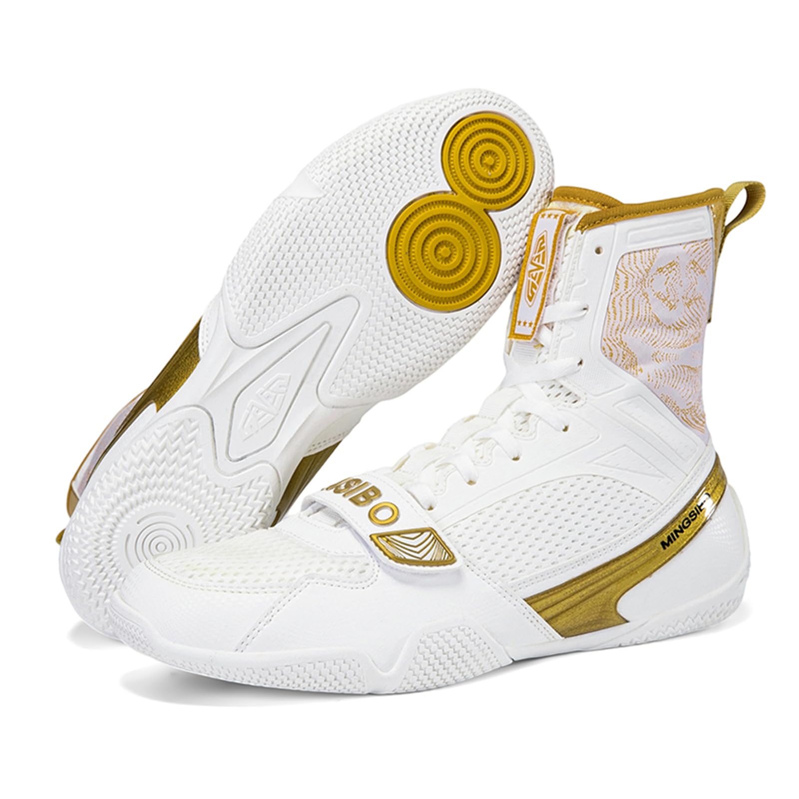 Scarpe da Boxe da Uomo E da Donna da Combattimento da Wrestling Alte da Fitness con Caduta Zero Leggere per Palestra