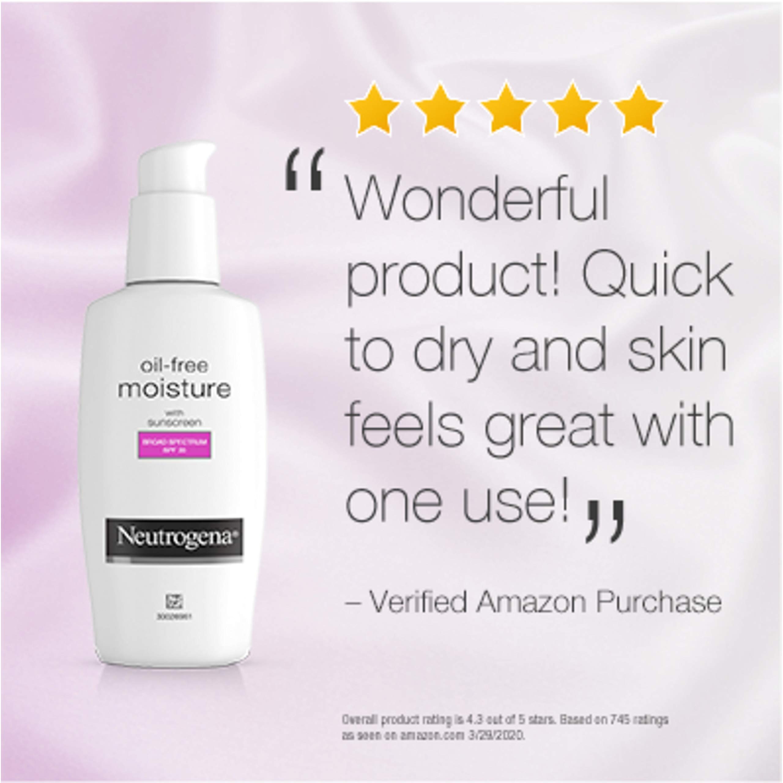 Neutrogena Oil Free Daily Long Lasting Facial Moisturizer & Neck Cream