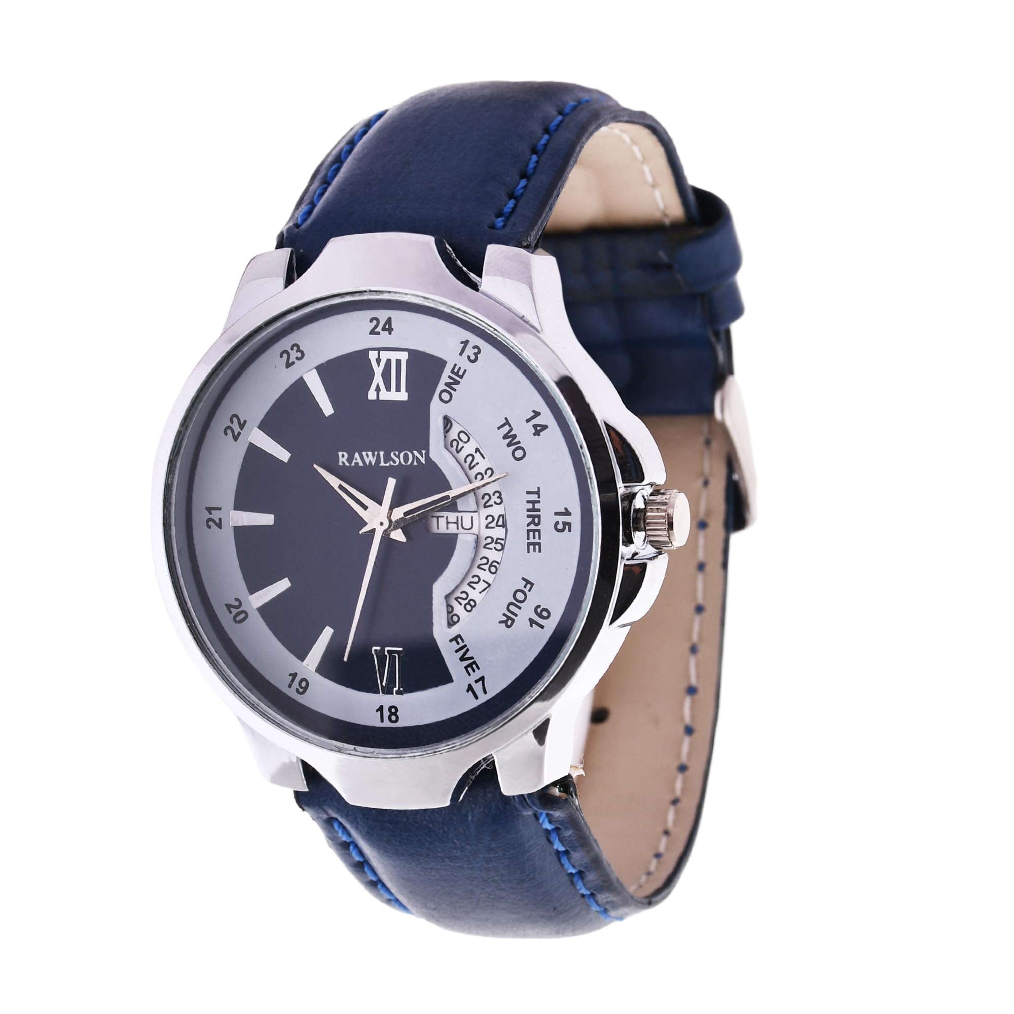 Rawlson Silver Blue Dial & Strap Analog Men’s Watch RL121024 (B0CGVGX5QZ) Amazon Price History, Amazon Price Tracker