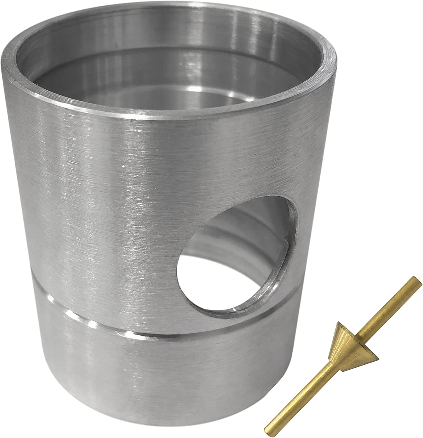 Jewellers Tools Brass Sprue & 60mm Sand Casting Mould (WITH Hole) Set