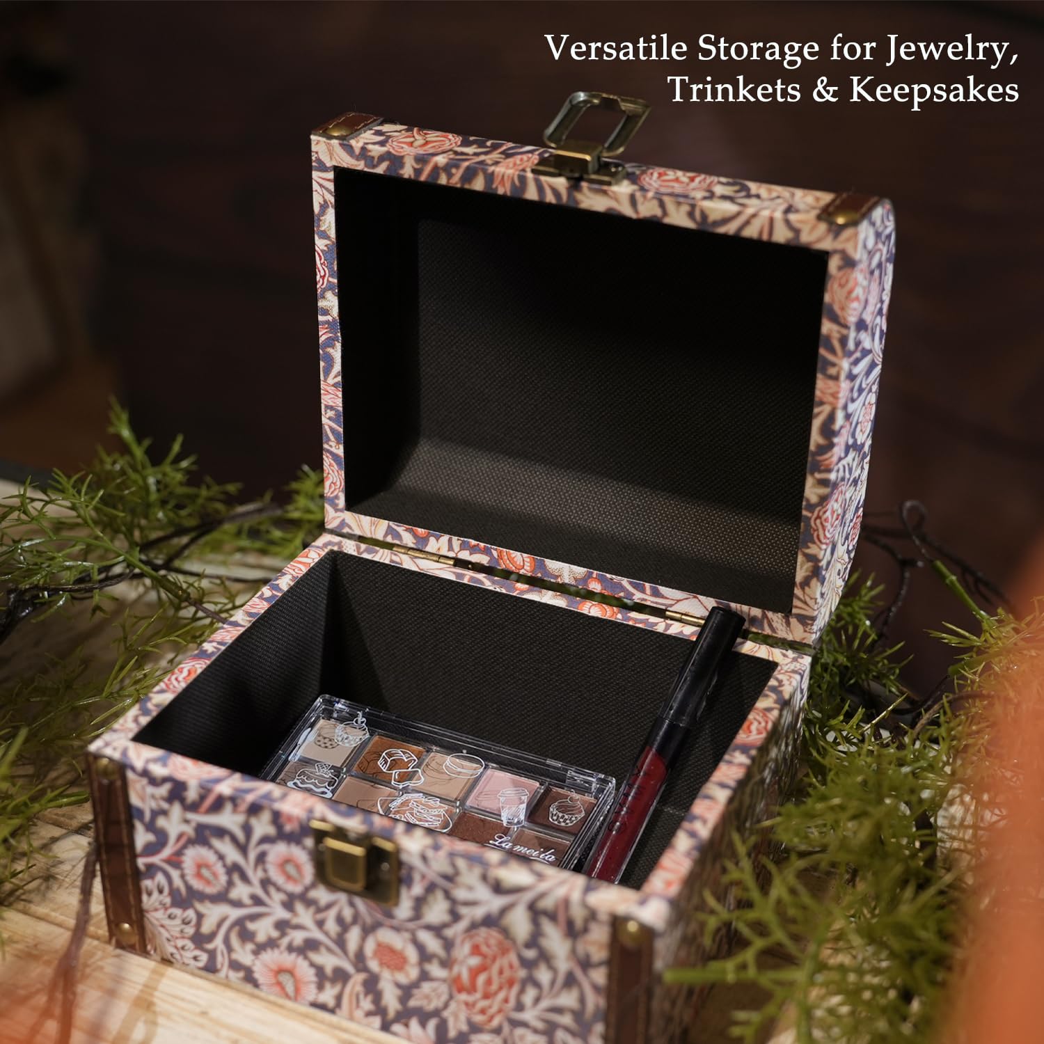 Amazon.com: XIAOAIKA Vintage Decorative Storage Box with Handle