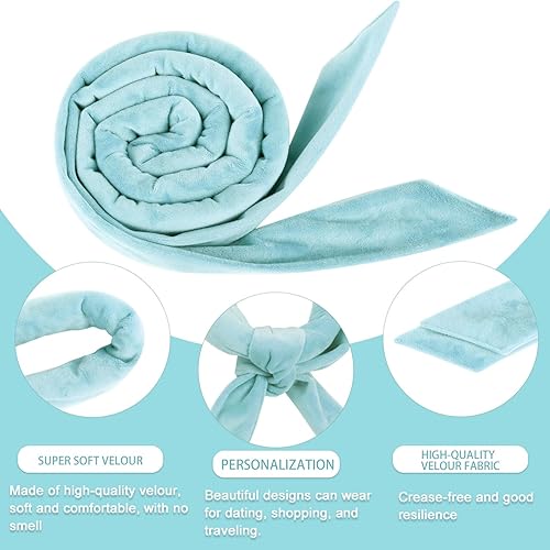 Miniatura 7 de Rizadores de pelo sin calor para dormir con diadema de barra rizadora sin calor para cabello largo durante la noche, rizos sin calor para mujeres,