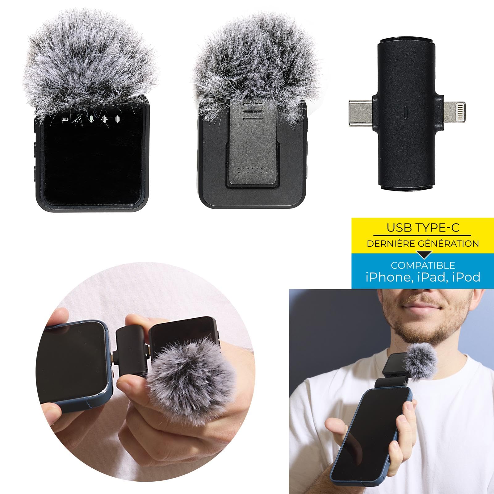 BEMIX HT0169 Micro Cravate Smartphone Performance Exceptionnelle Design Ergonomique Connectivité Avancée Autonomie Prolongée Taille 18 Gris