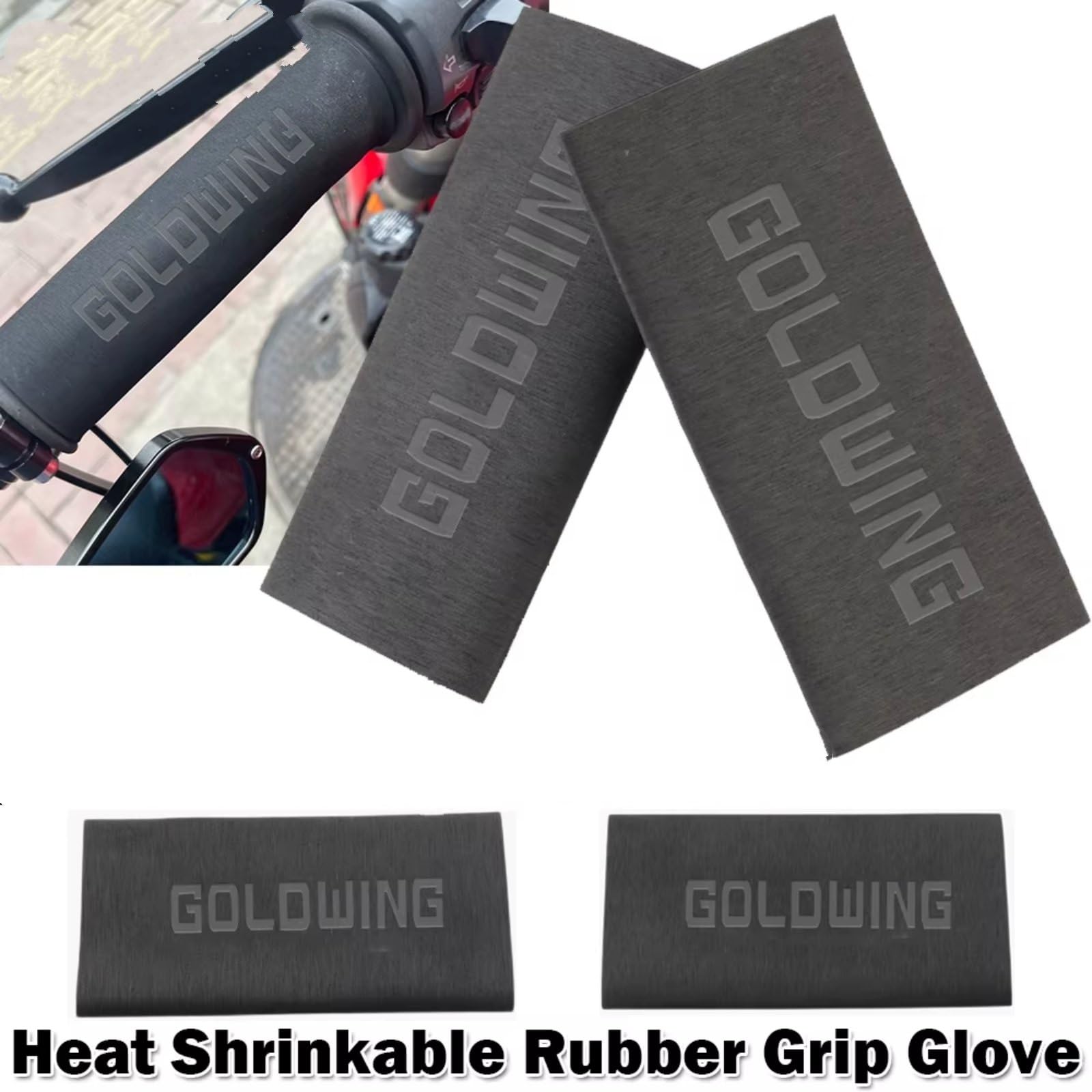 para Gold para Wing GL1800 2002-2017 Cubierta Agarre Retráctil Guante