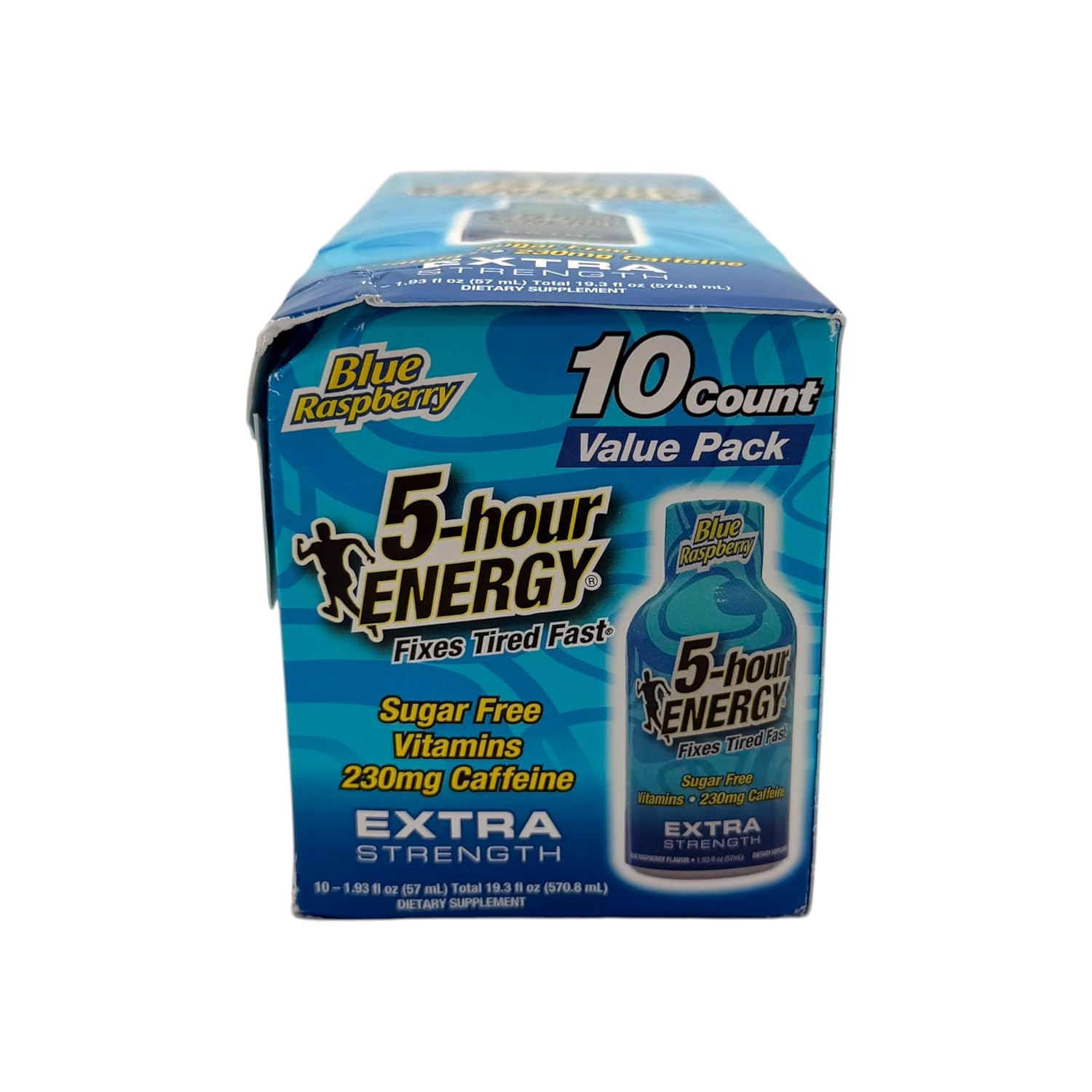 5 Hour Energy, Shots - Extra Strength Blue Raspberry, 1.93 Fl Oz, 10 Count