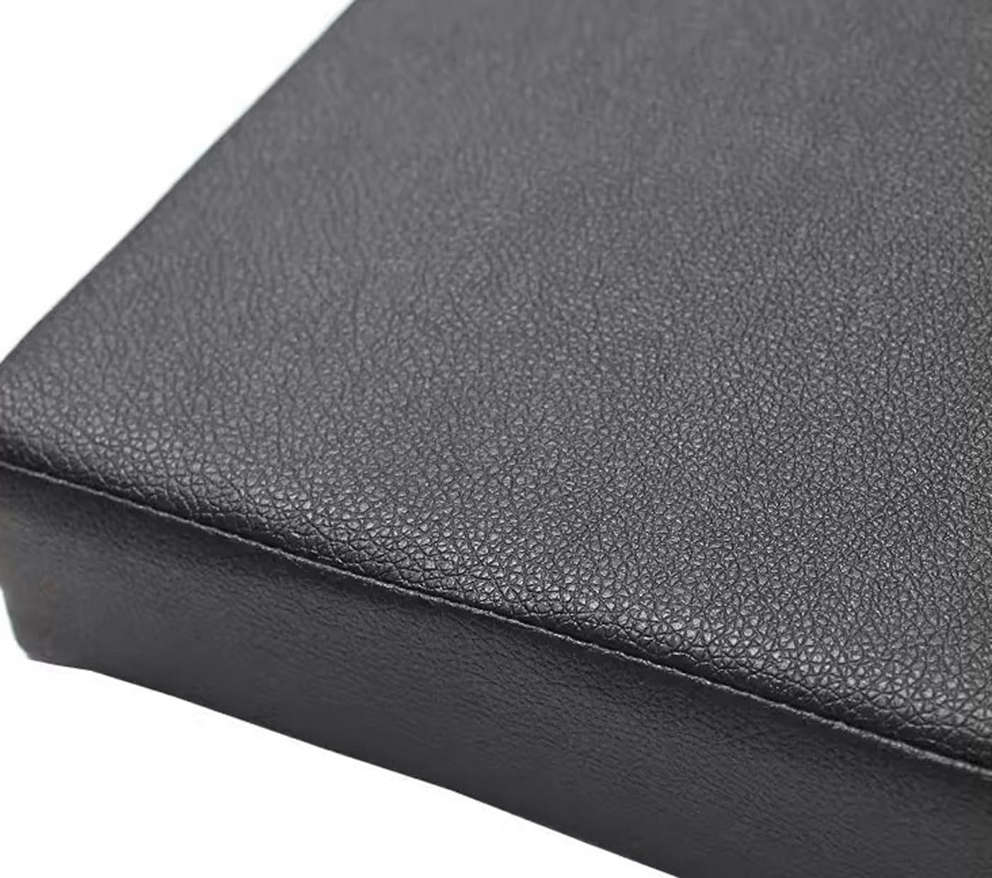 ping bu Waterproof Garden Cushion Outdoor Chair Cushions Pad,Leather Garden Cushions Pads Thick Square Chair Pad for Home/Office/Patio (50 * 50 * 3cm,Black)
