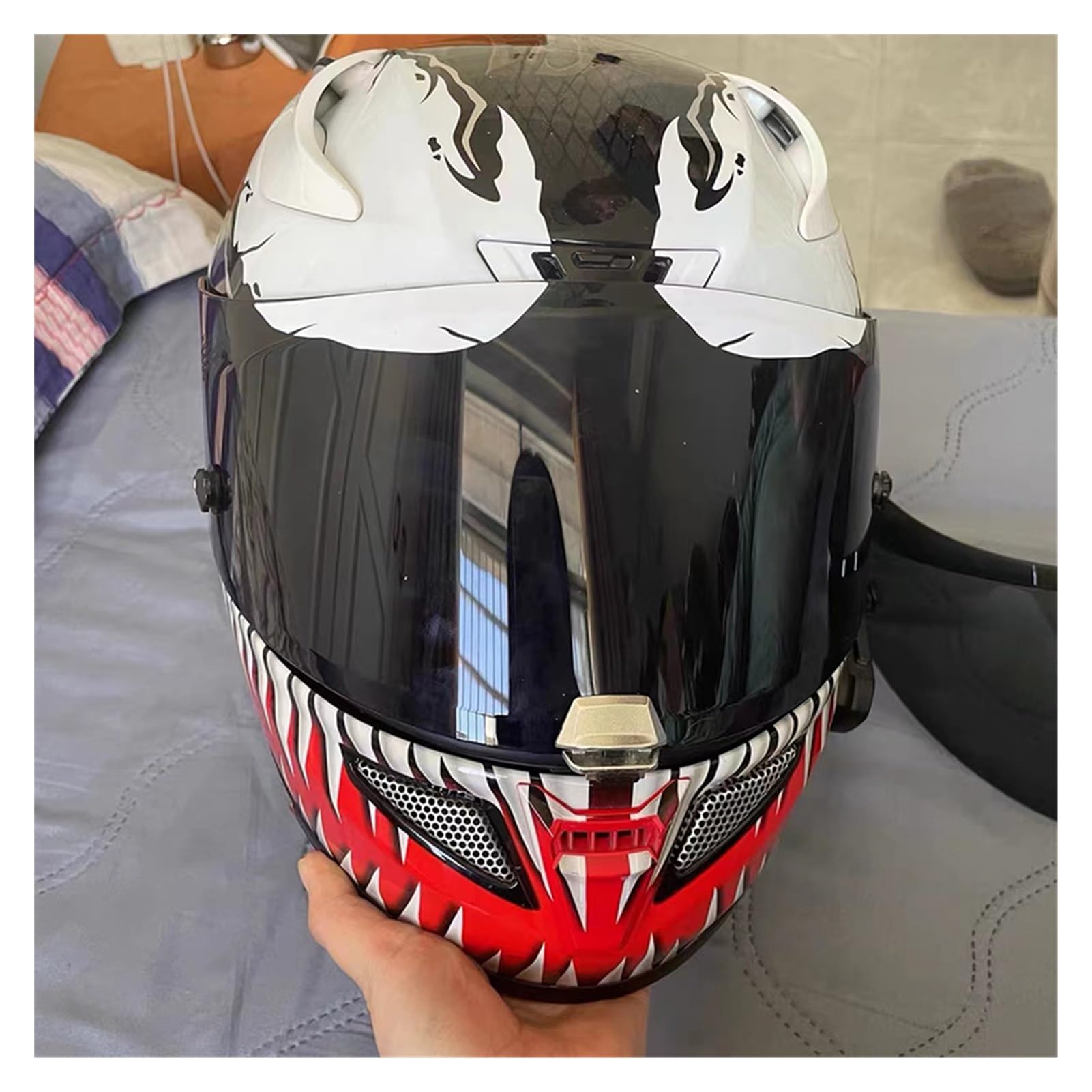 Helm vizier Universele Voor HJC RPHA 11 & RPHA 70 Casco Moto windscherm volledig gezicht Shield motorfiets accessoires HJ-26 Helm Vizier Lens (Color : 6