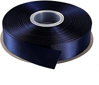 Vista 18 de ITIsparkle Cinta de satén de doble cara de 1 pulgada, rollo de 50 yardas para envolver regalos, libros de recortes, recuerdos de fiesta, trenzas