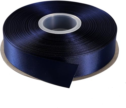 Miniatura 18 de ITIsparkle Cinta de satén de doble cara de 1 pulgada, rollo de 50 yardas para envolver regalos, libros de recortes, recuerdos de fiesta, trenzas