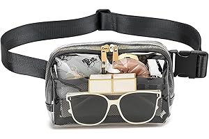 Stylish Clear Compact Fanny Pack for Women's Stadium Adventures