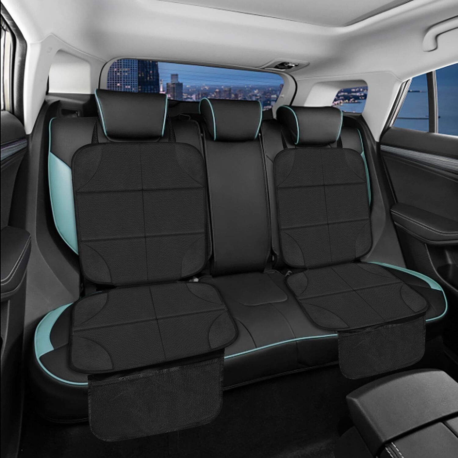 Miaomiao Kindersitzunterlage Auto - Rutschfester & Wasserdichter Sitzschoner Aus Oxford