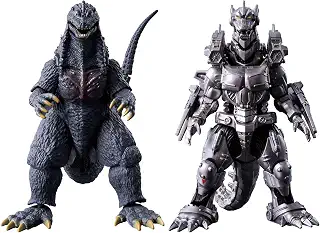 [バンダイ(BANDAI)] ゴジラアクションフィギュア ゴジラ(2003) × 3式機龍〈改〉重武装型バトルセット