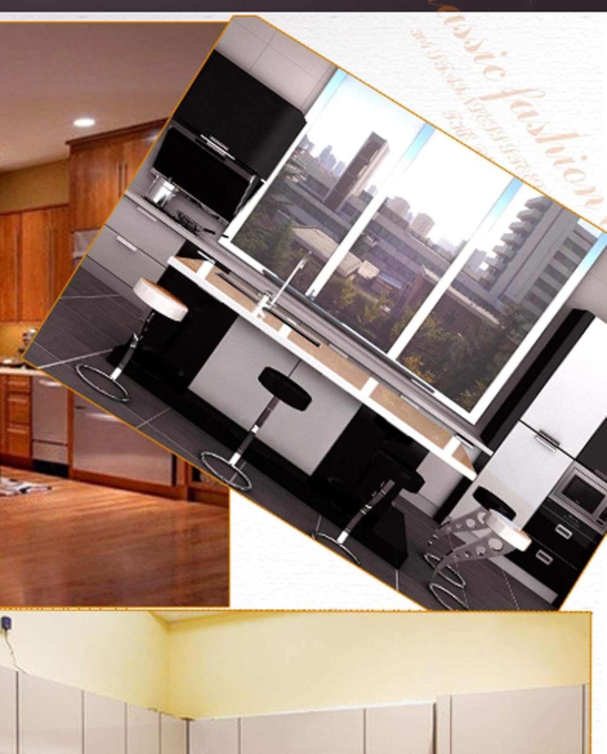 Wood Pull Knobs, Drawer Handles Cabinet Furniture Kitchen Pulls for Dresser Wardrobe(Ac12,Small)