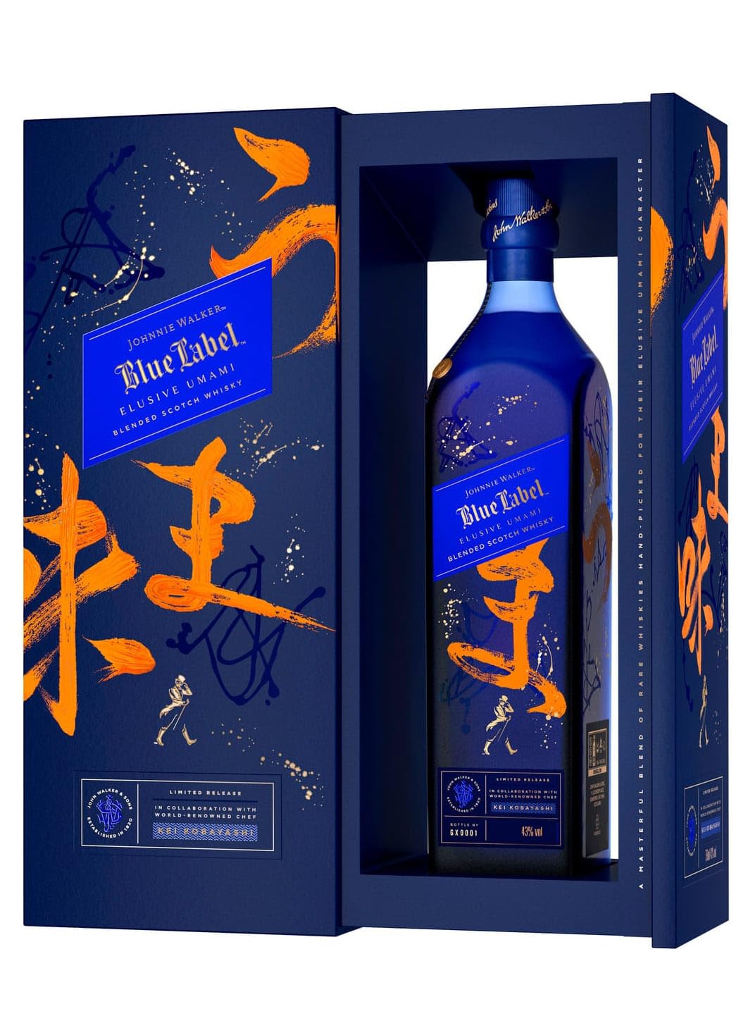Johnnie Walker Blue Label ELUSIVE UMAMI Blended Scotch Whisky Limited Release 43% Vol. 1l in Giftbox