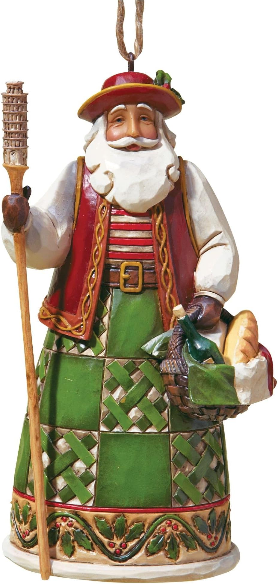 Italian Santa Christmas Ornament