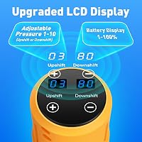 MYPIN 790 PSI Hordozható Vezeték Nélküli Magasnyomású Mosó LCD Kijelzővel, 2 Akkumulátor, 6az1-ben Fúvóka - 790 PSI, 2 Batteries, Yellow 7
