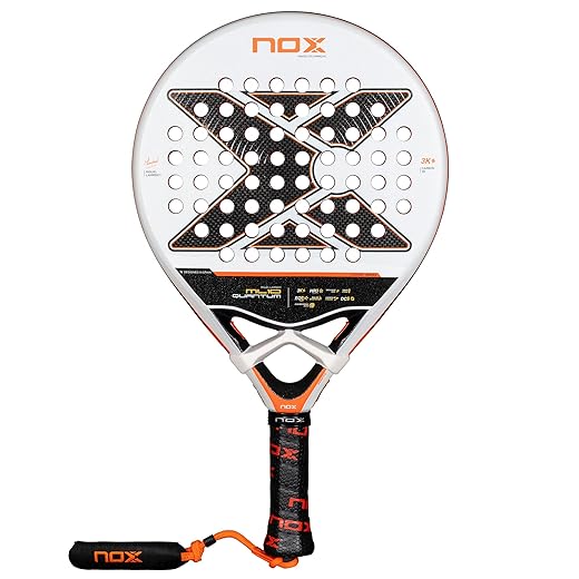 Padel Racket ML10 Quantum 3K by Miguel Lamperti 2025 | Luxury Series Round Pala Padel | Photochromic Paint & Smartstrap Technology | 3K Carbon with HR3 Color Eva Core | Advanced Control Pala