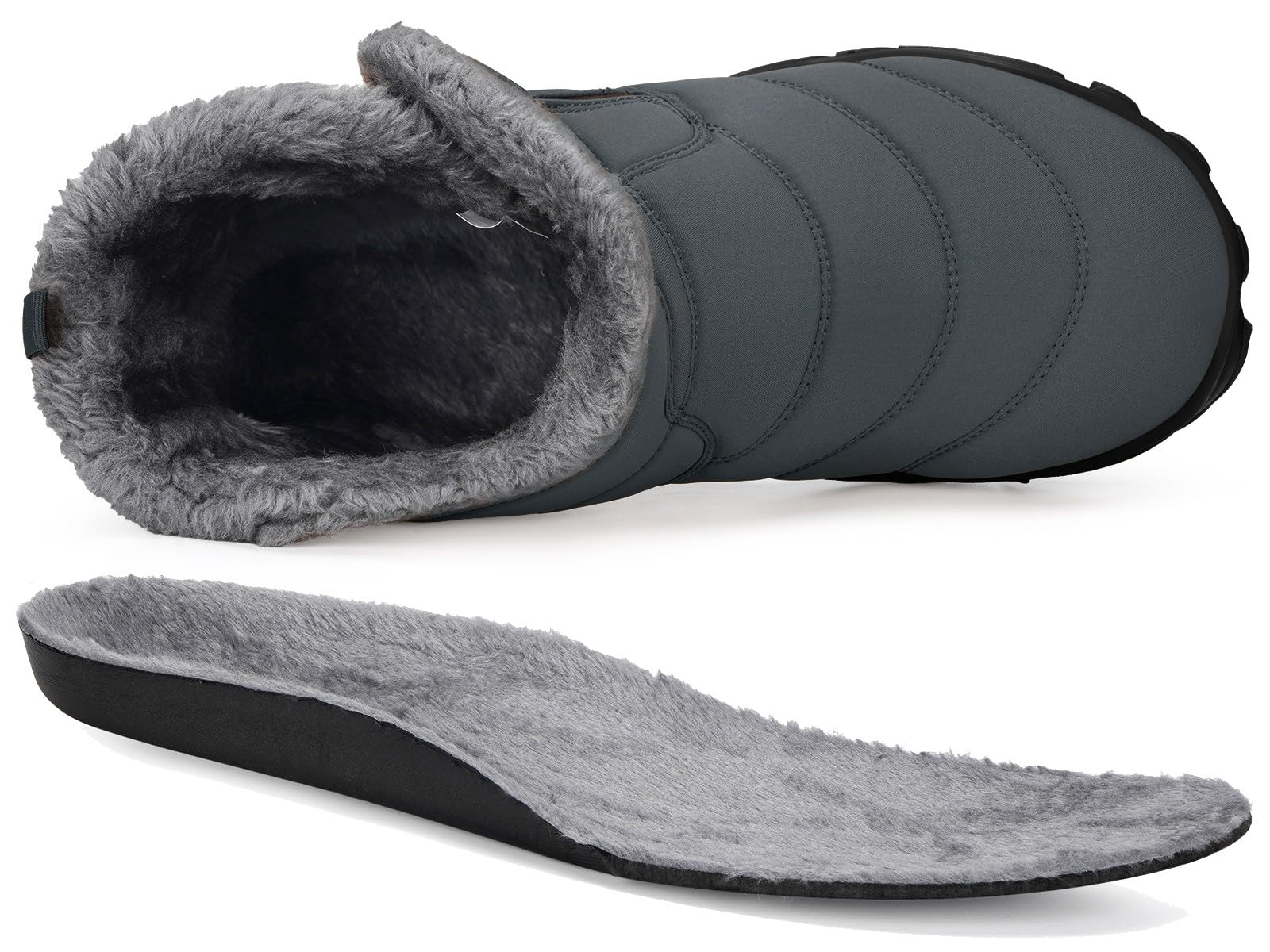 Stivali Invernali Barefoot Uomo Donna Scarpe Neve Caldo Comode Stivaletti Scarponcini con Wide Tox Box