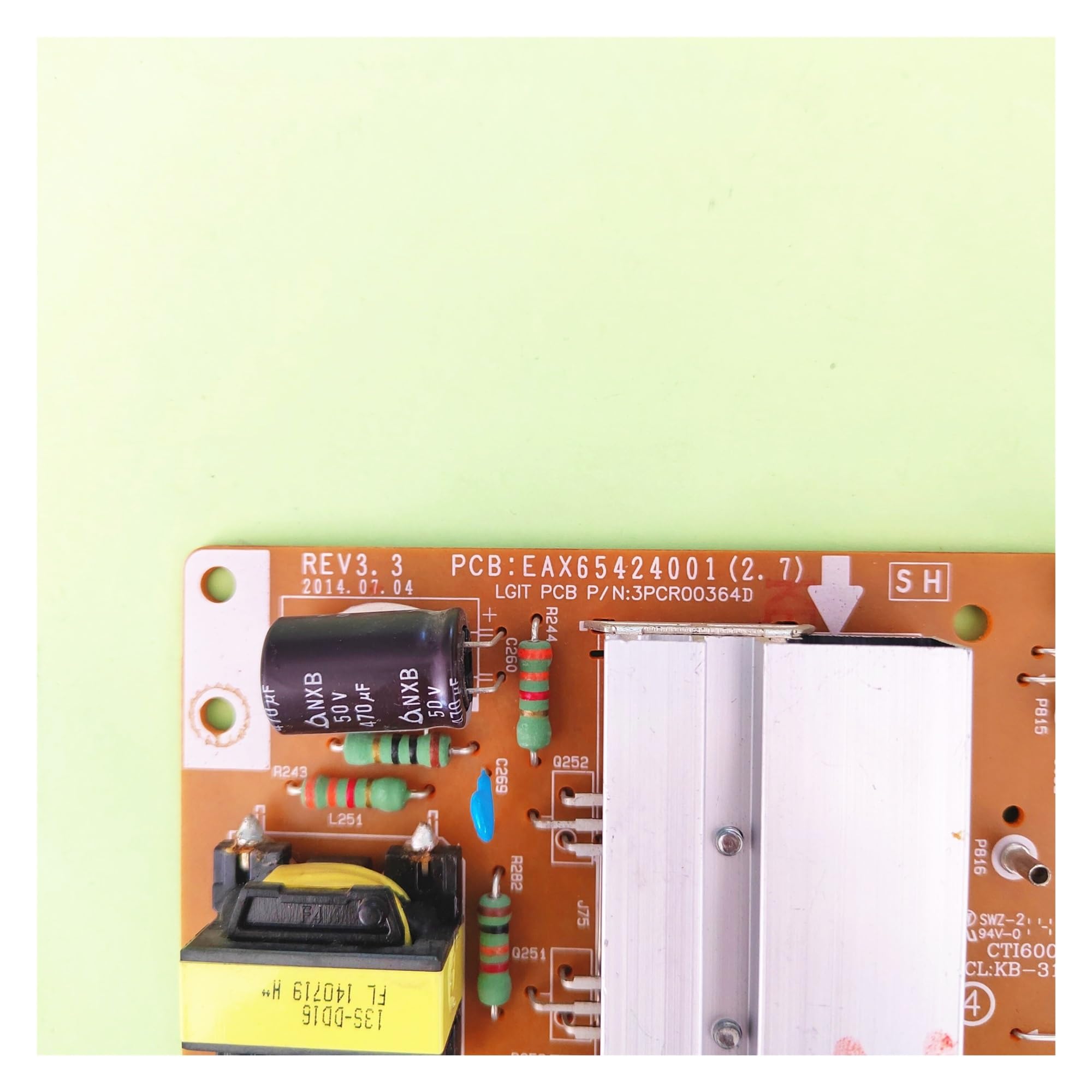 Carte d'alimentation EAY63073001 EAY63072901 EAY63072801 for téléviseurs 42'' 47'' 55LB7200 55LB730V 42LB700V 55LB7500 47LB730V 47LB7000 (pièces détachées)
