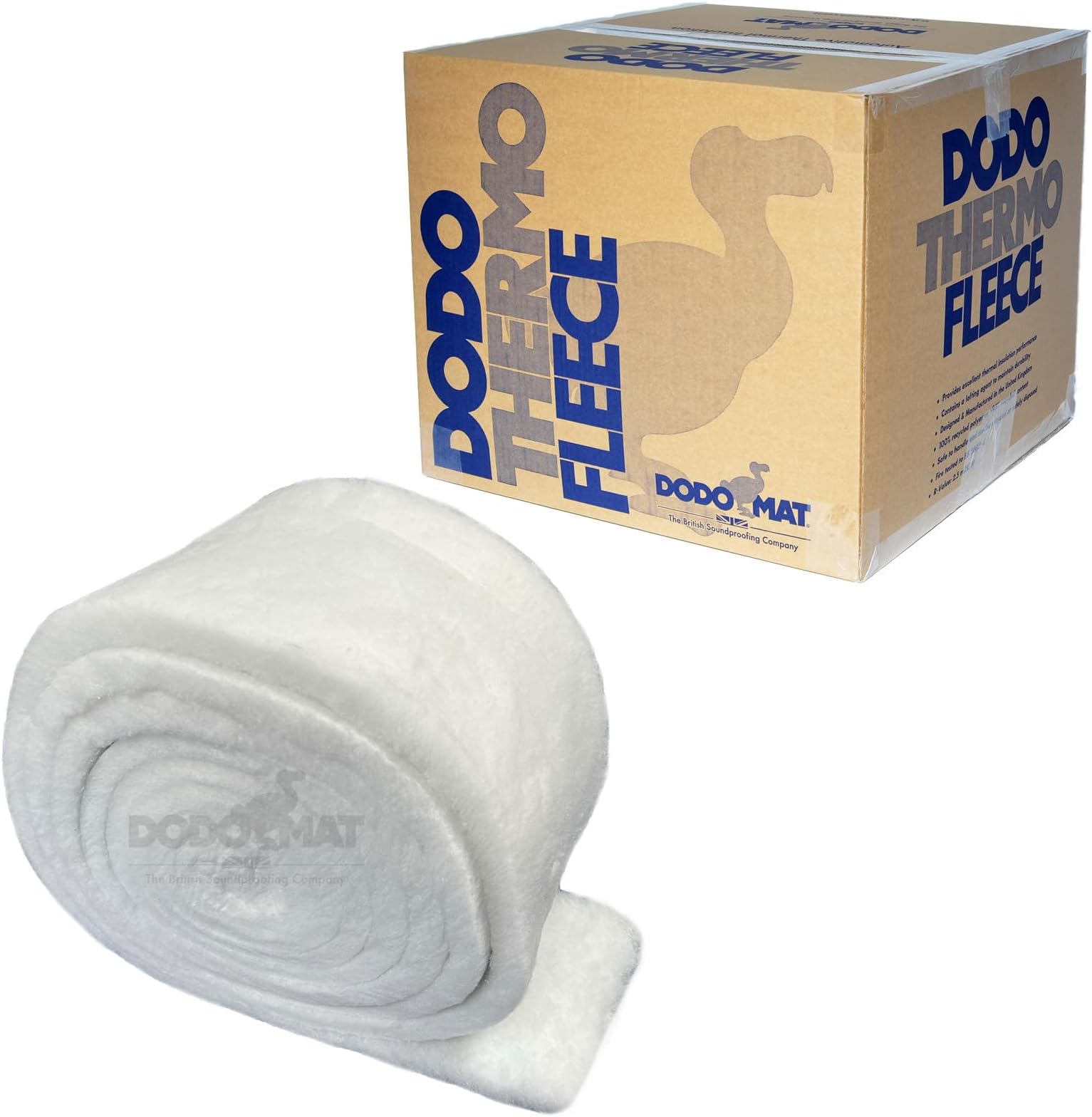 Dodo Mat Fleece EVO Camper Van Insulation 10m Roll (3.7sq.m) Recycled Plastic Bottle PET