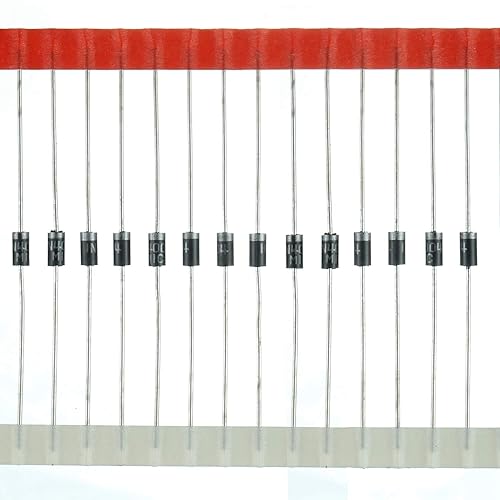 BOJACK 1N4001 Rectifier Diode 1 A 50 V DO-41 Axial 4001 1 amp 50 volt Electronic Silicon Diodes (Pack of 125)
