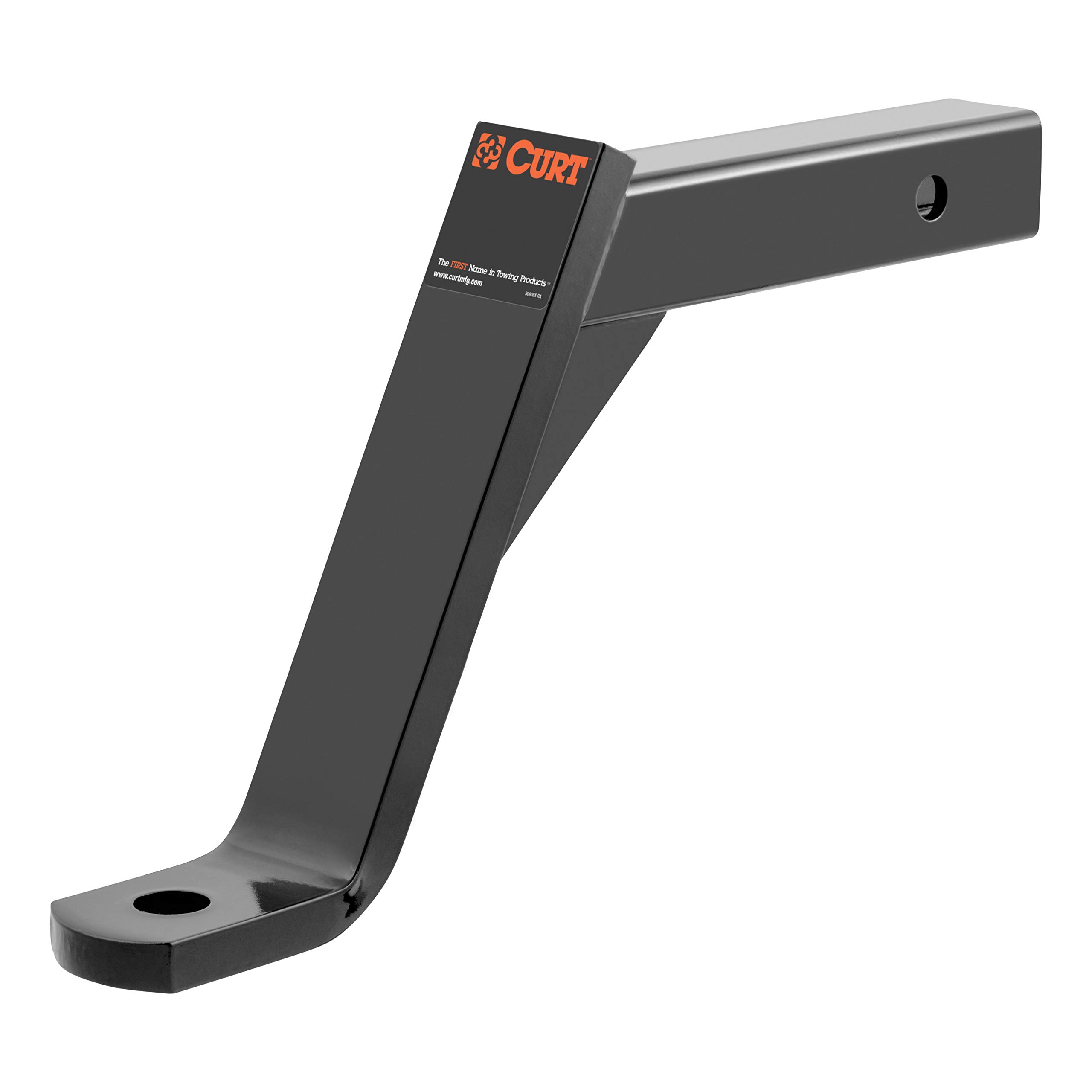 CURT 45110 Class 3 Trailer Hitch Ball Mount, Fits 2-Inch Receiver, 5,000 lbs, 1-Inch Hole, 10-Inch Drop