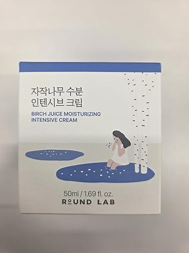 Miniatura 2 de ROUND LAB Crema intensiva hidratante de jugo de abedul de 1.69 onzas líquidas, crema facial de hidratación profunda con savia de abedul y ácido