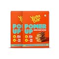 Yogabar Power Up 20g Protein Bar (10 Bars, Choco Peanut Butter) | No Added Sugar Protein Bars | Premium High Protein Ble
